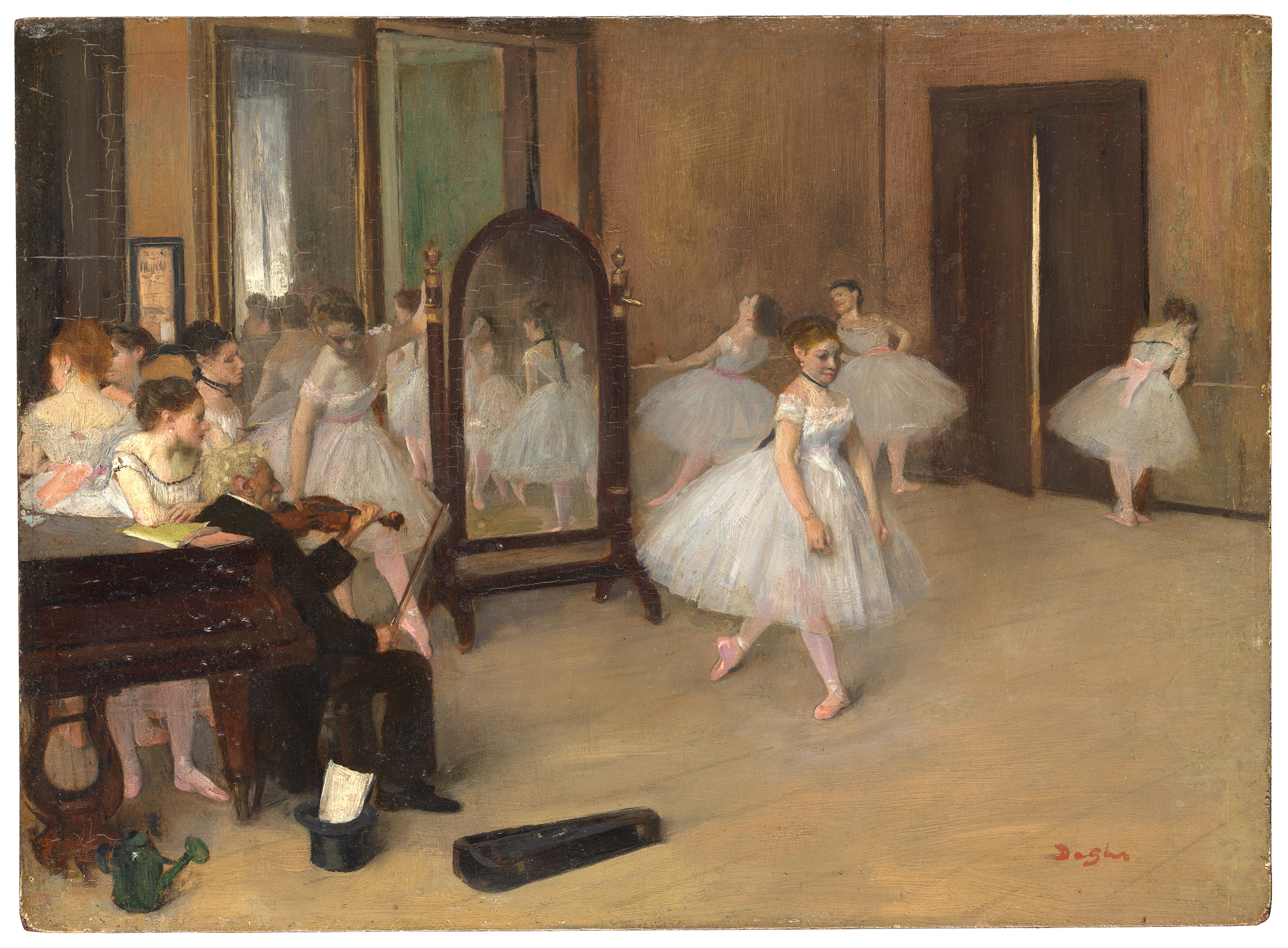 Edgar Degas, Classe de danse (The Dancing Class), circa 1870. The Metropolitan Museum of Art, New York
