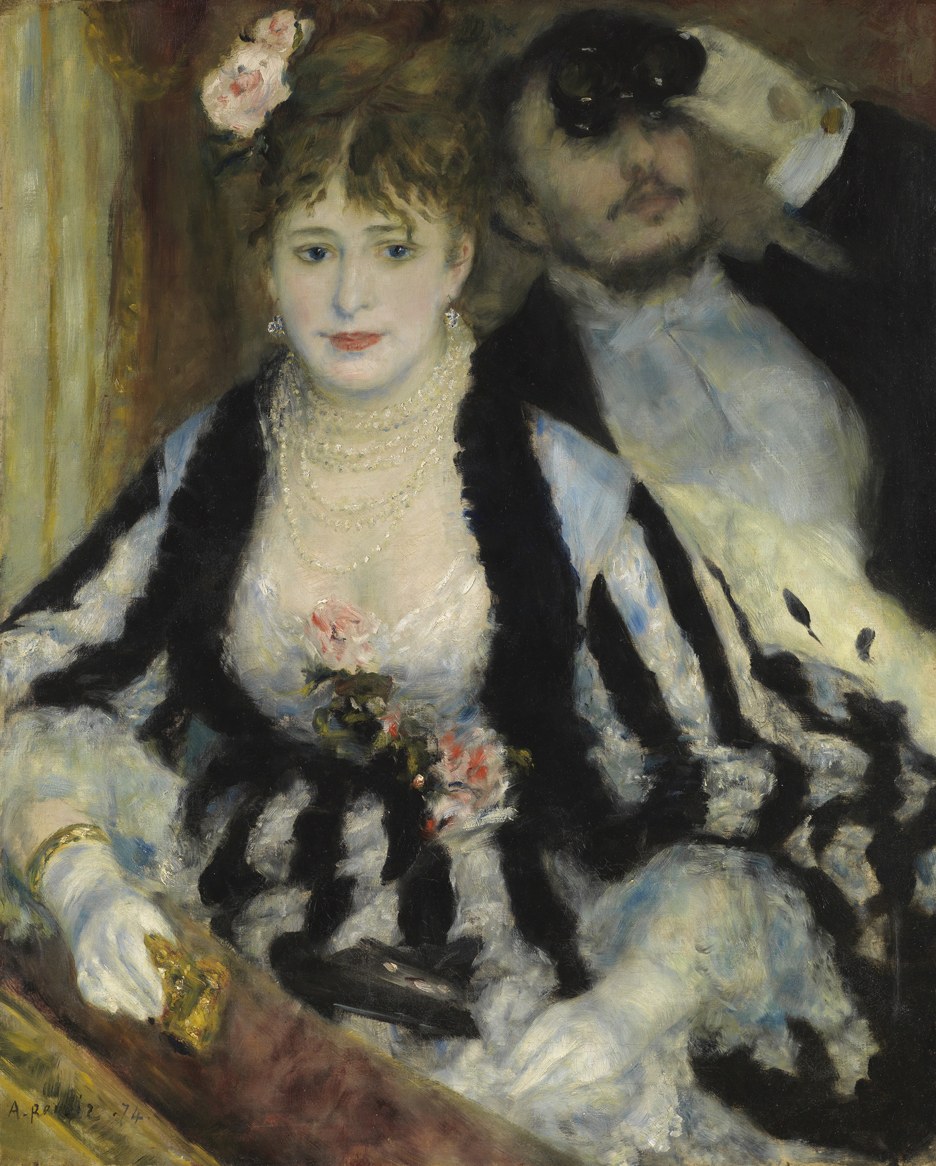 Pierre-Auguste Renoir, La Loge (The Theatre Box), 1874, The Courtauld, London
