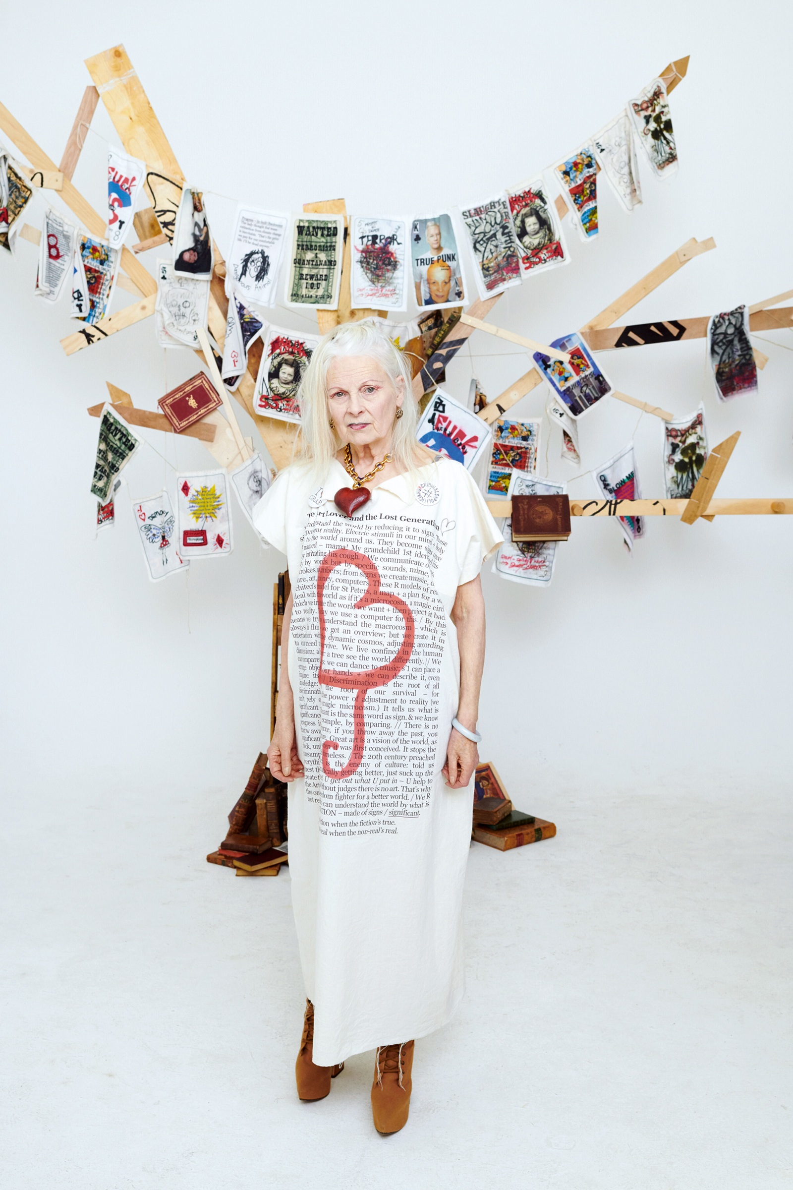 Vivienne Westwood SS19 campaign, with playing cards that became the limited-edition set THE BIG PICTURE - Vivienne's Playing Cards: Collect the cards. Connect the cards, 2024