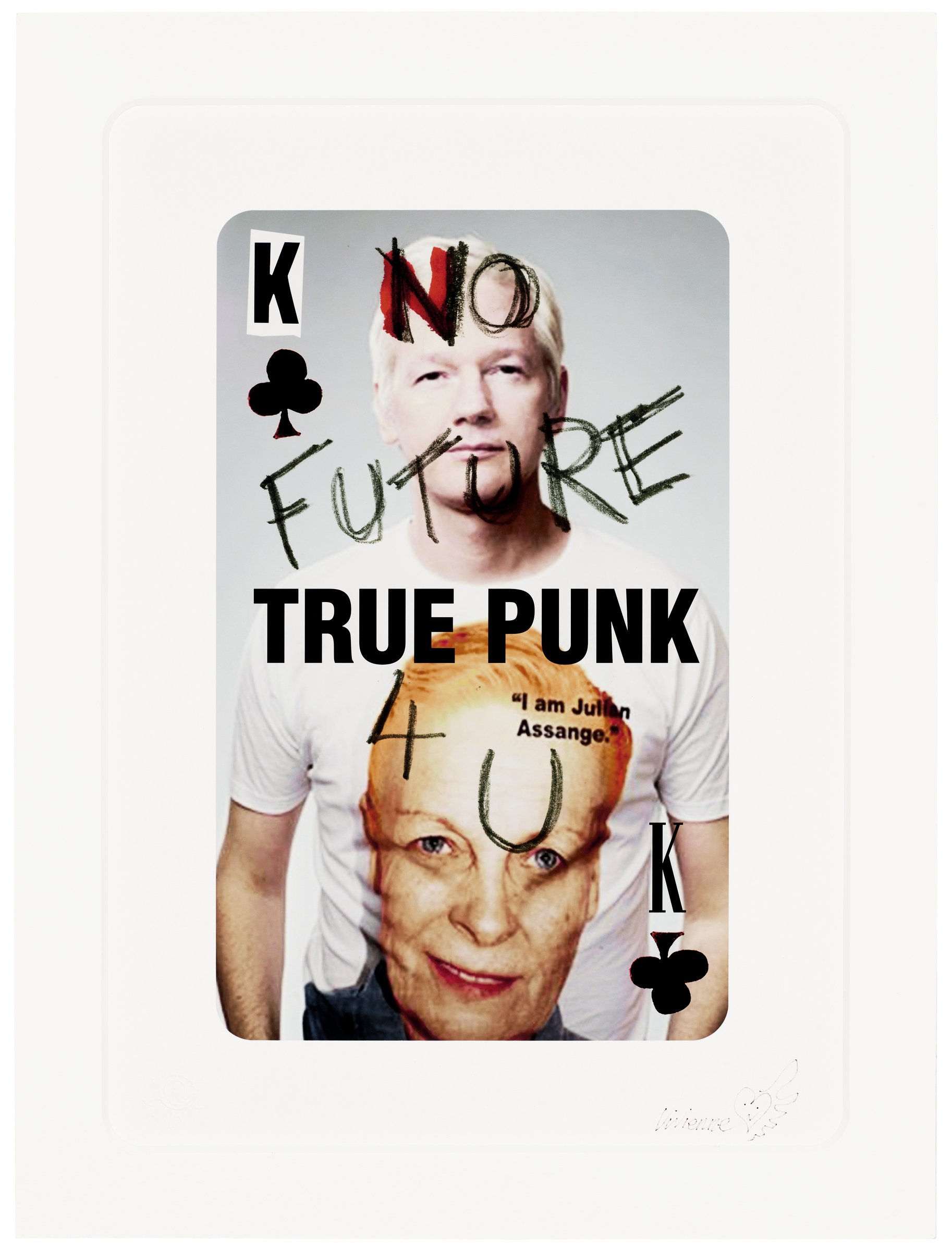 Vivienne Westwood, King of Clubs, from: THE BIG PICTURE - Vivienne's Playing Cards: Collect the cards. Connect the cards, 2024. Connect the cards, 2024. Offered on 25 June 2024 at Christie's in London