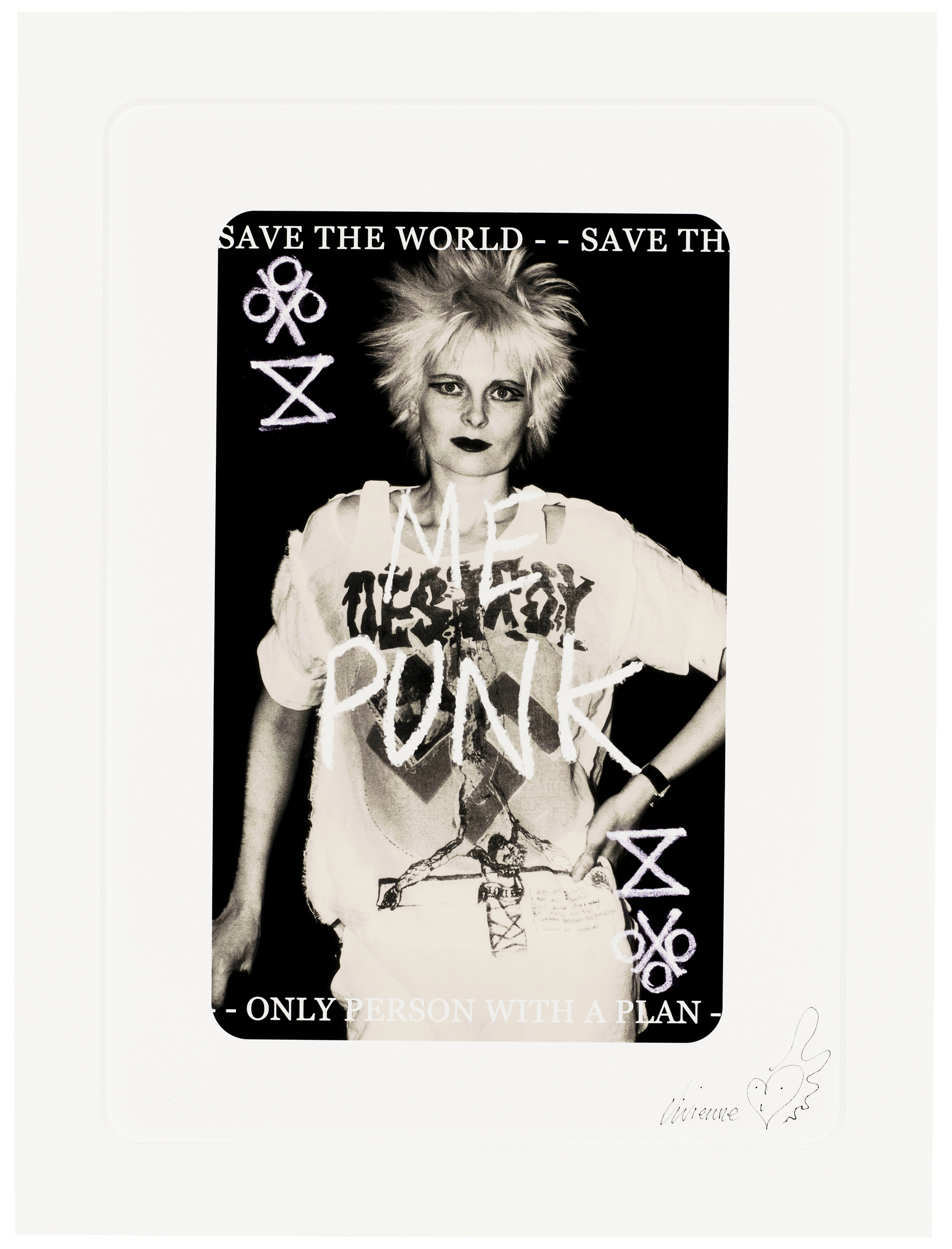 Vivienne Westwood, Ten of Clubs, from: THE BIG PICTURE - Vivienne's Playing Cards: Collect the cards. Connect the cards, 2024. Offered on 25 June 2024 at Christie's in London