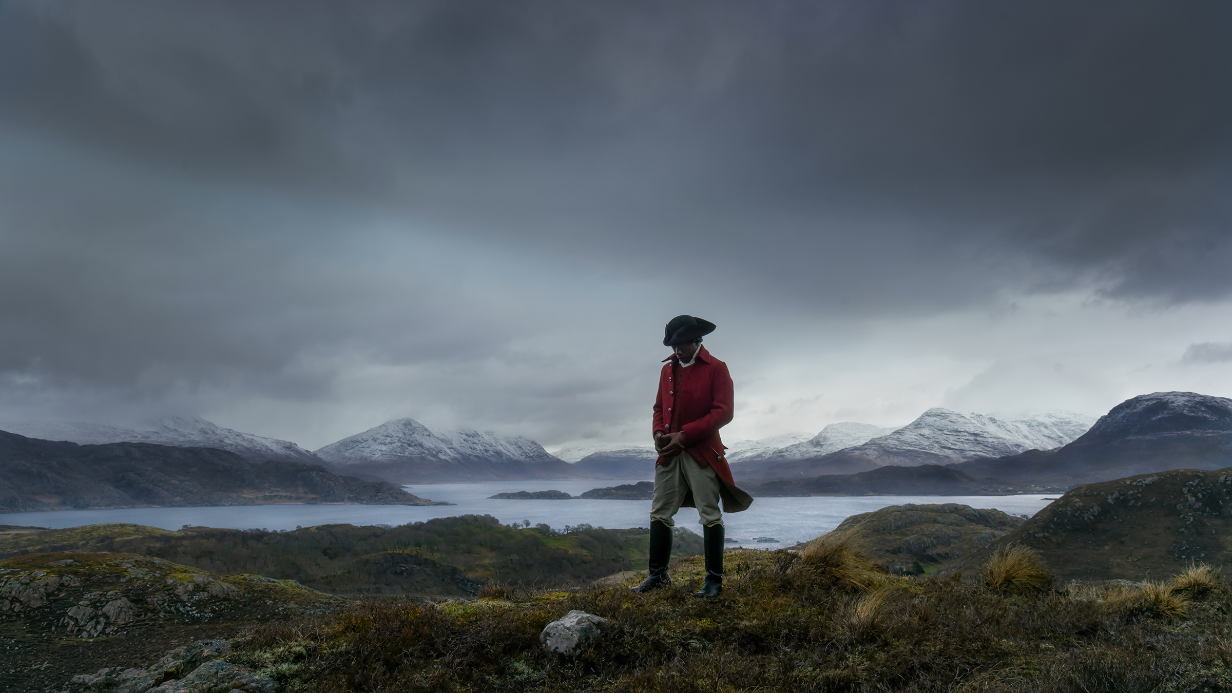 John Akomfrah, Vertigo Sea, 2015. Three-channel HD colour video installation