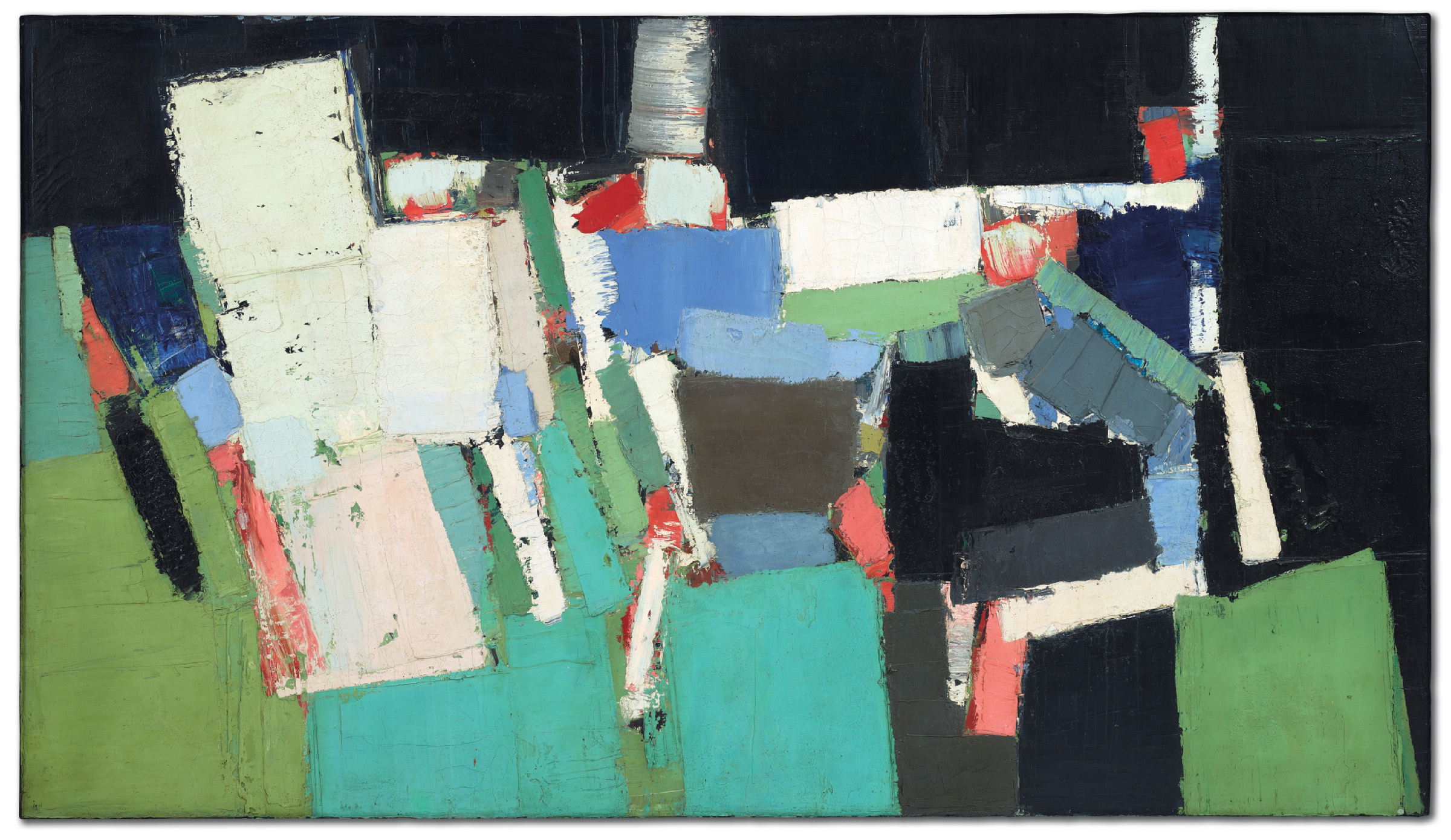 Nicolas de Stael, Parc des Princes (Les grands footballeurs), 1952, sold for €20,000,000 on 17 October 2019 at Christie's in Paris