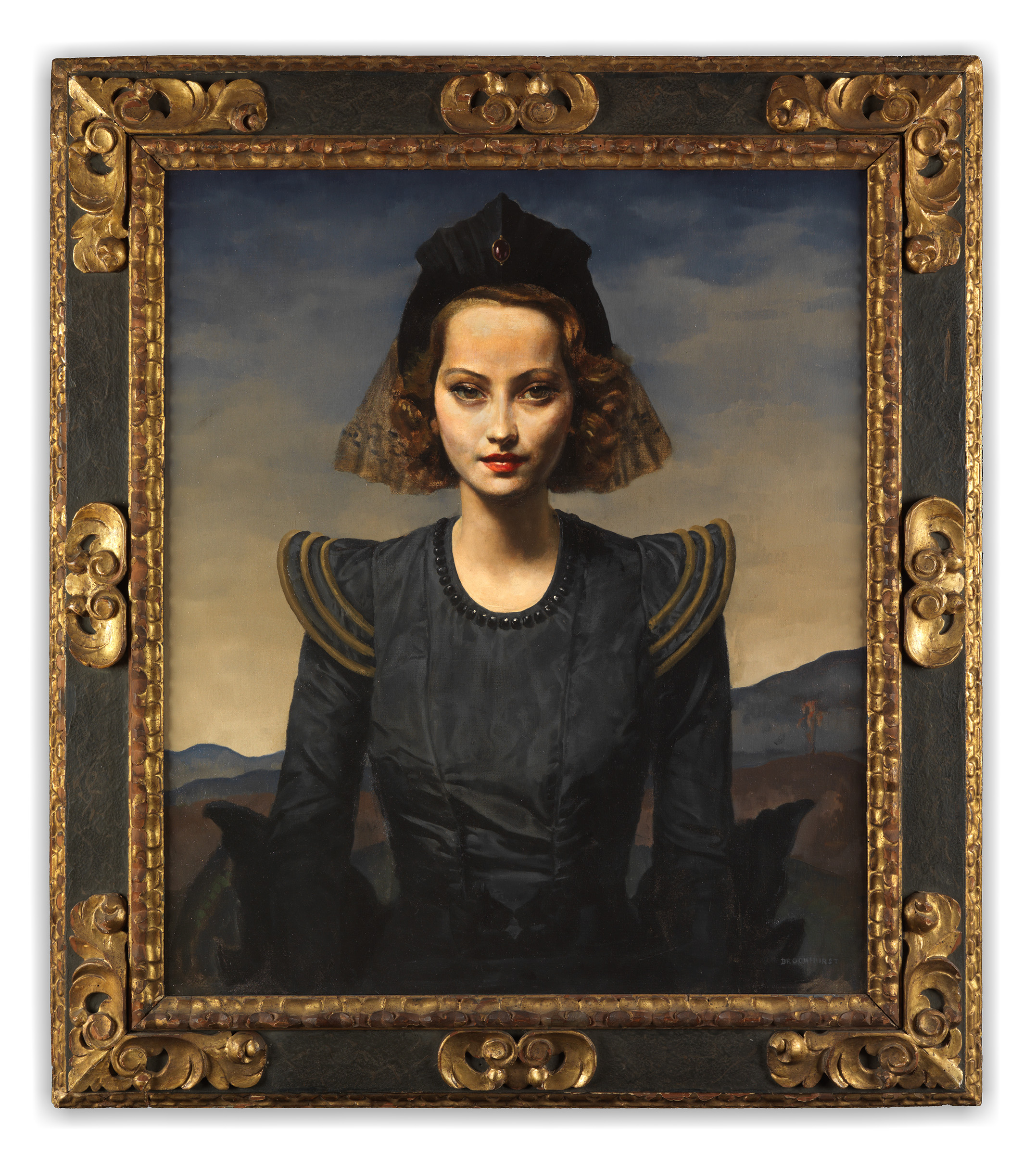 Gerald Leslie Brockhurst, Merle Oberon, 1937