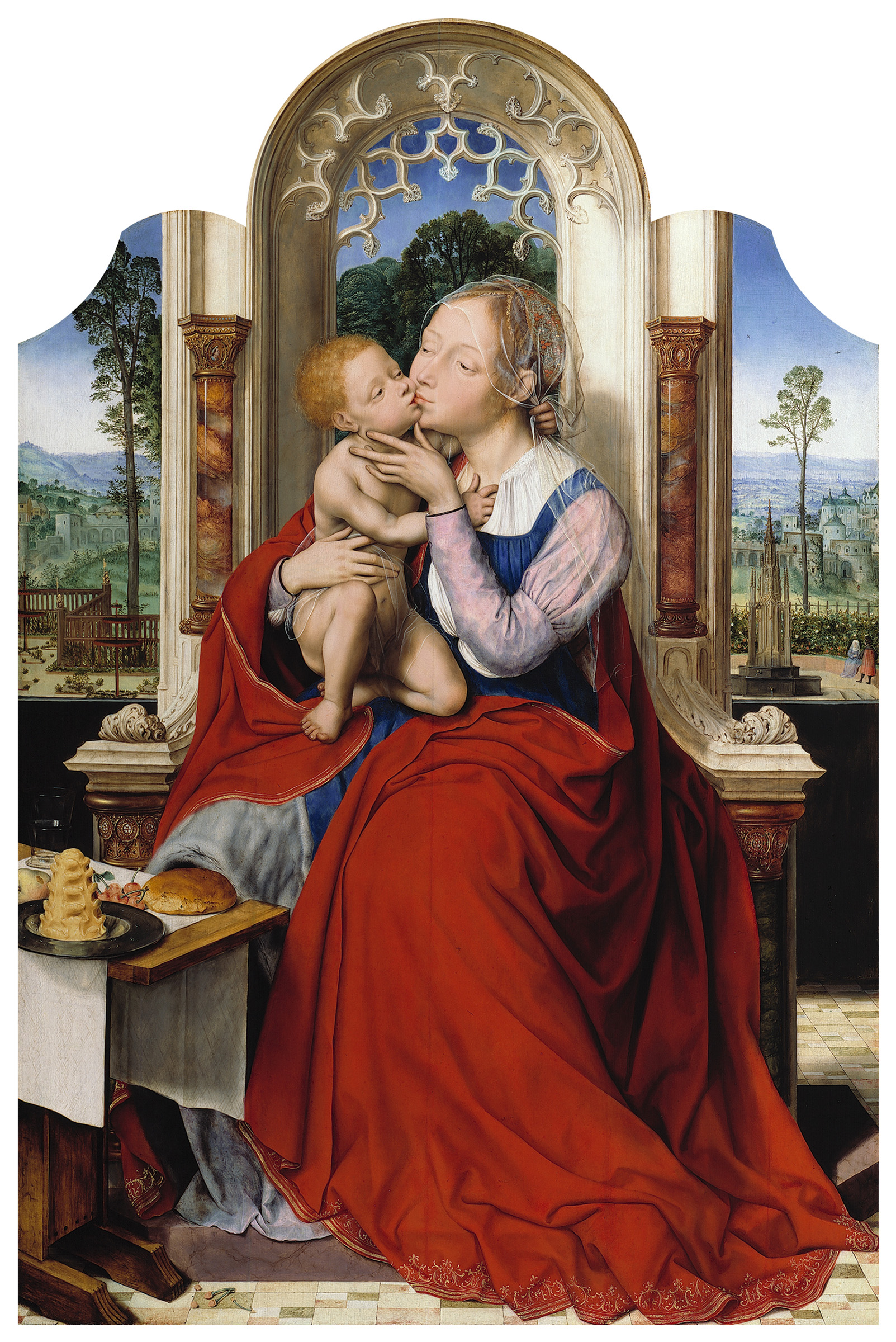 Quentin Metsys, The Virgin Enthroned, also called the Butter Madonna, circa 1525, Gemaldegalerie, Berlin