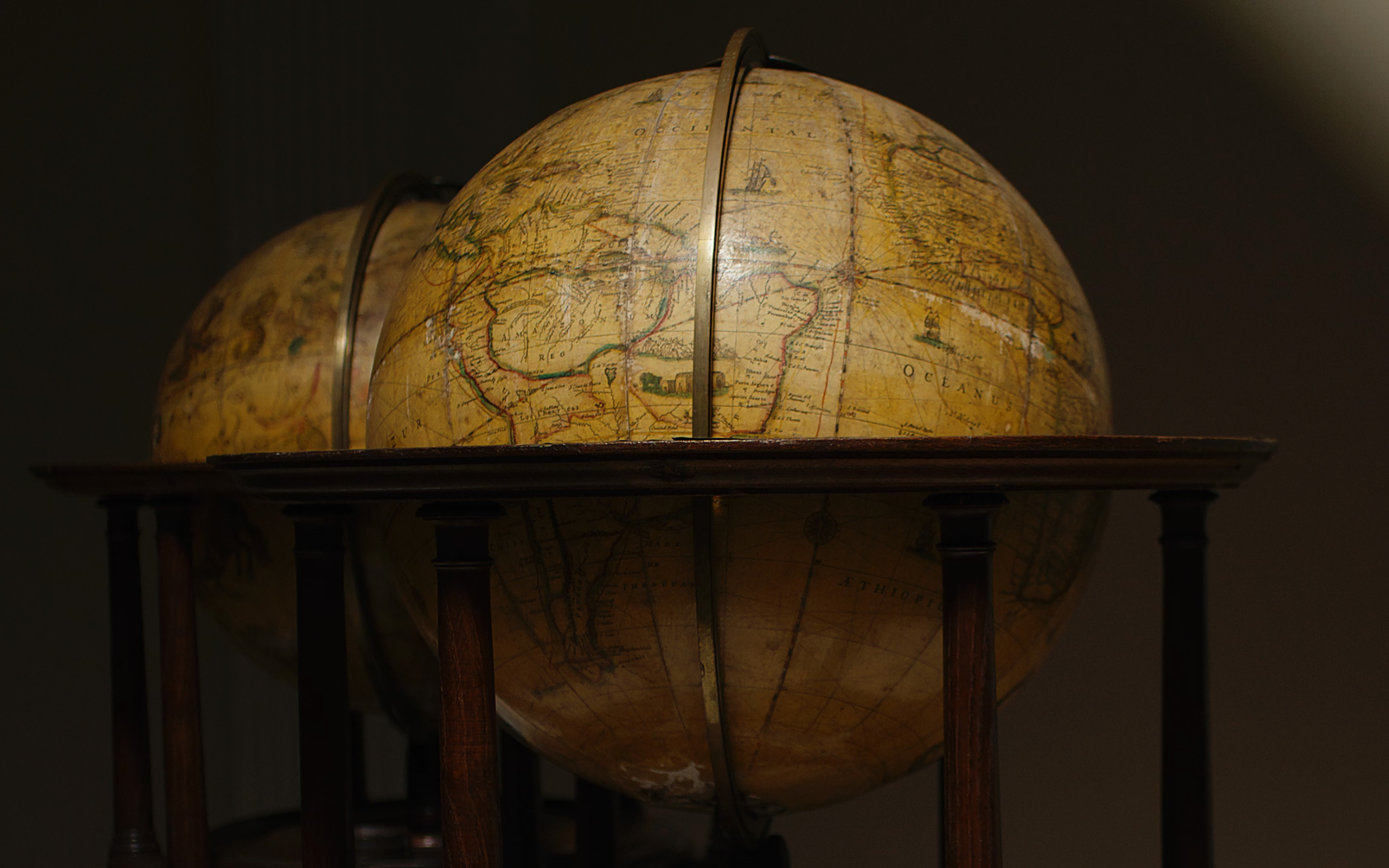 Robert Morden (c. 1669-1703), William Berry (1639-1718) and Philip Lea (1683-1700), An early pair of English table globes, offered in Valuable Books and Manuscripts on 10 July 2024 at Christie's in London