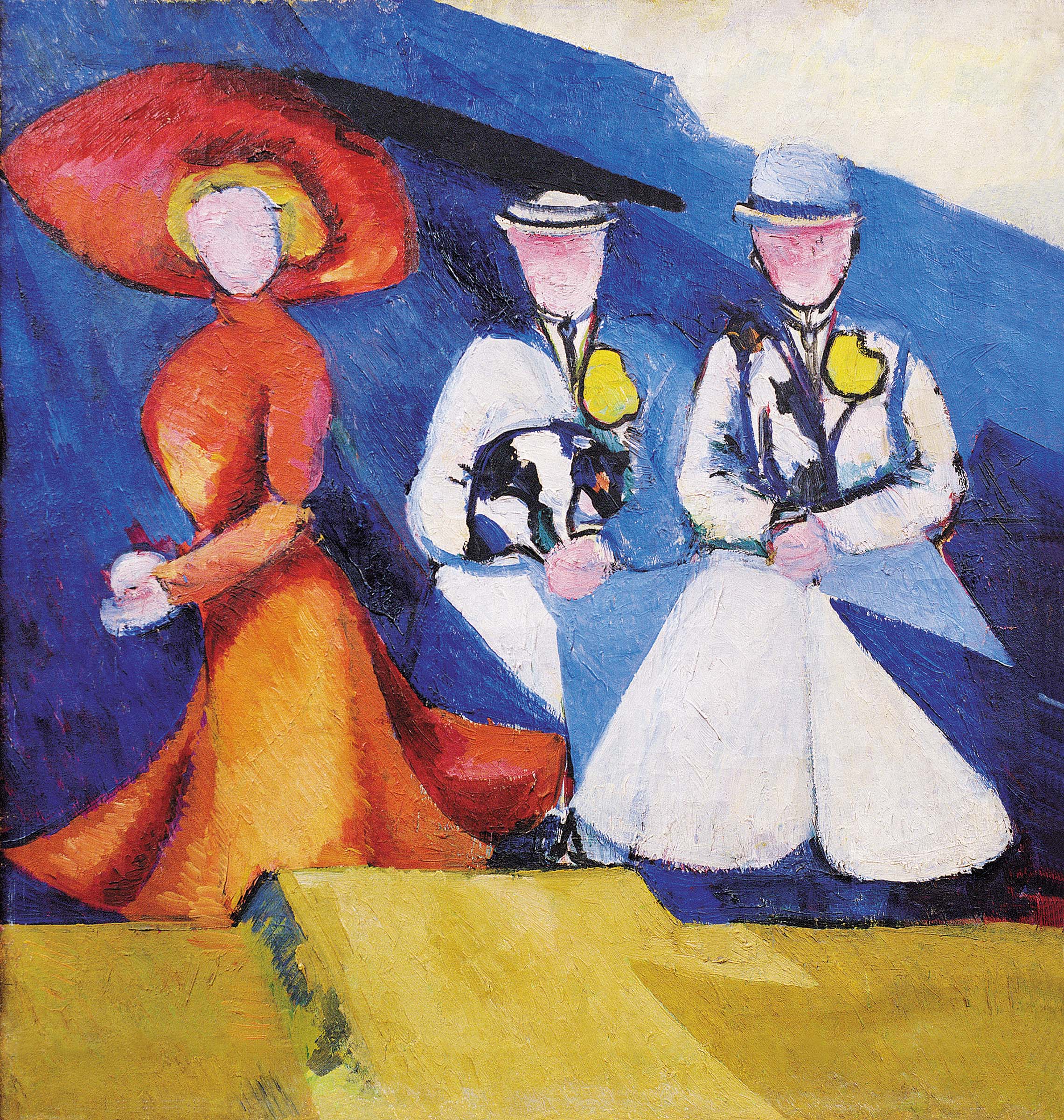 Alexandra Exter, Three Female Figures, 1909-10, National Art Museum of Ukraine
