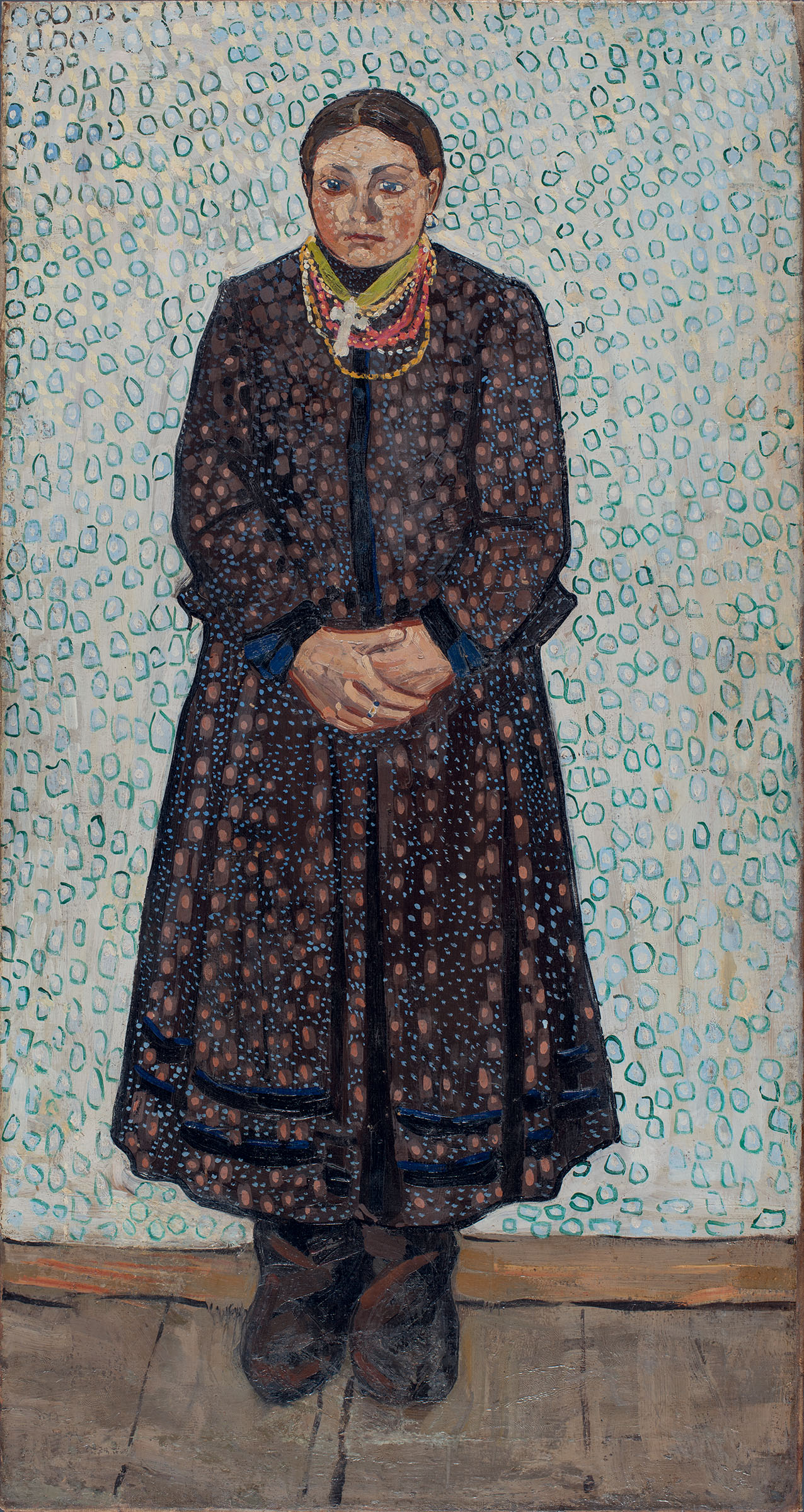 Volodymyr Burliuk, Ukrainian Peasant Woman, 1910-11, Museo Nacional Thyssen-Bornemisza, Madrid