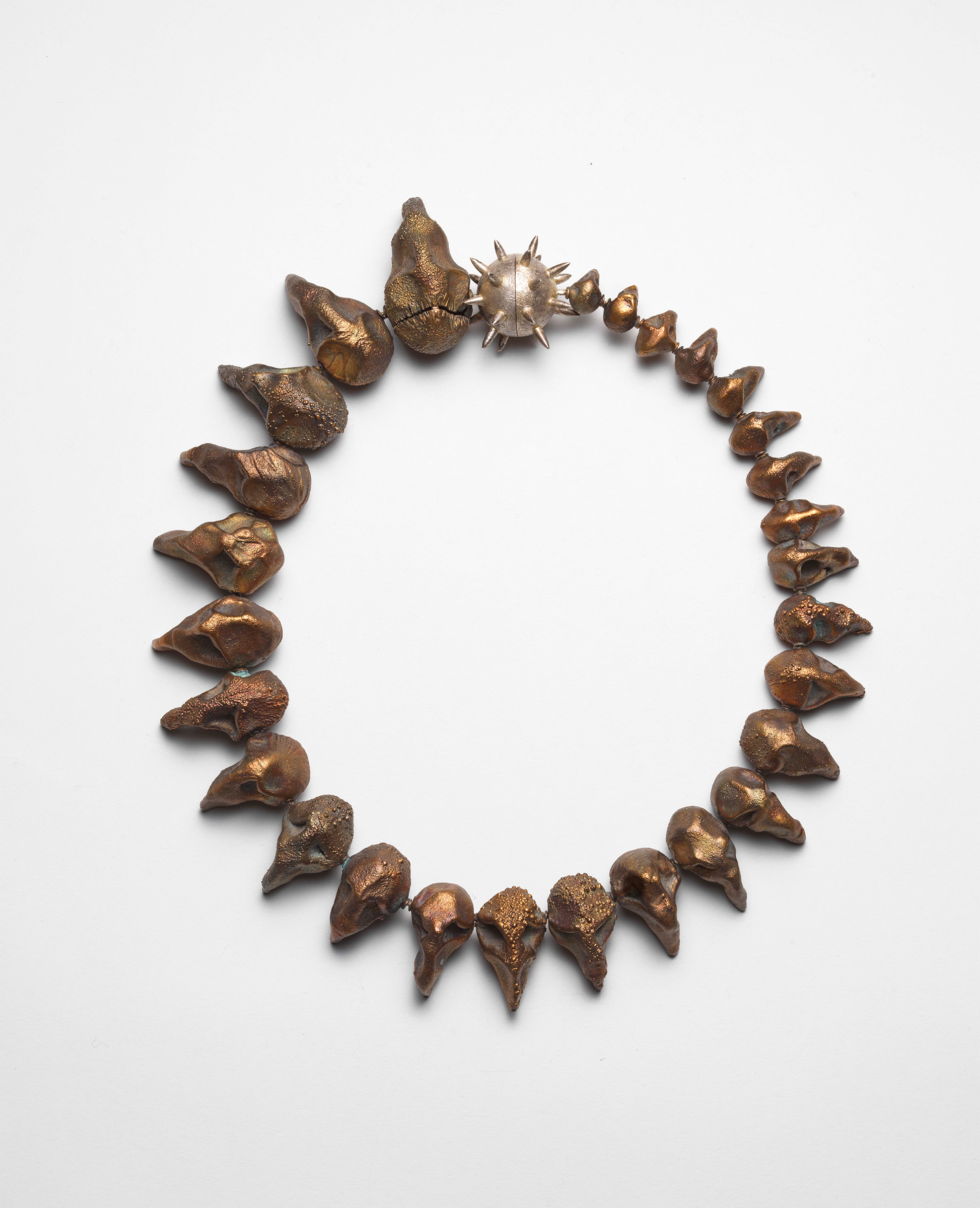 Keith Lewis (b. 1959), Dead Souls Neckpiece, 1992. Image © Bruce M. White. Courtesy of the Museum of Arts and Design