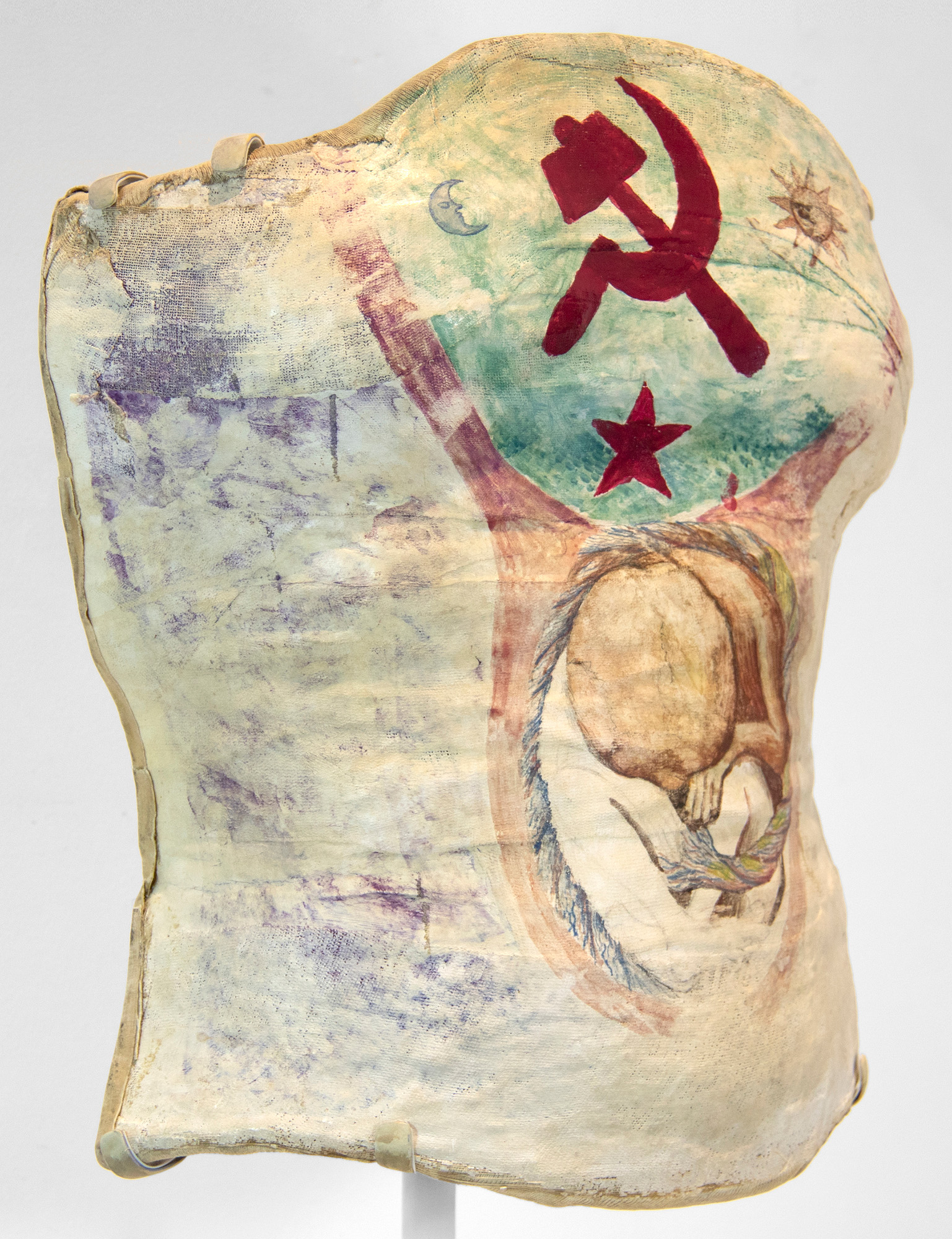 Frida Kahlo, Hammer and Sickle (and unborn baby), circa 1950