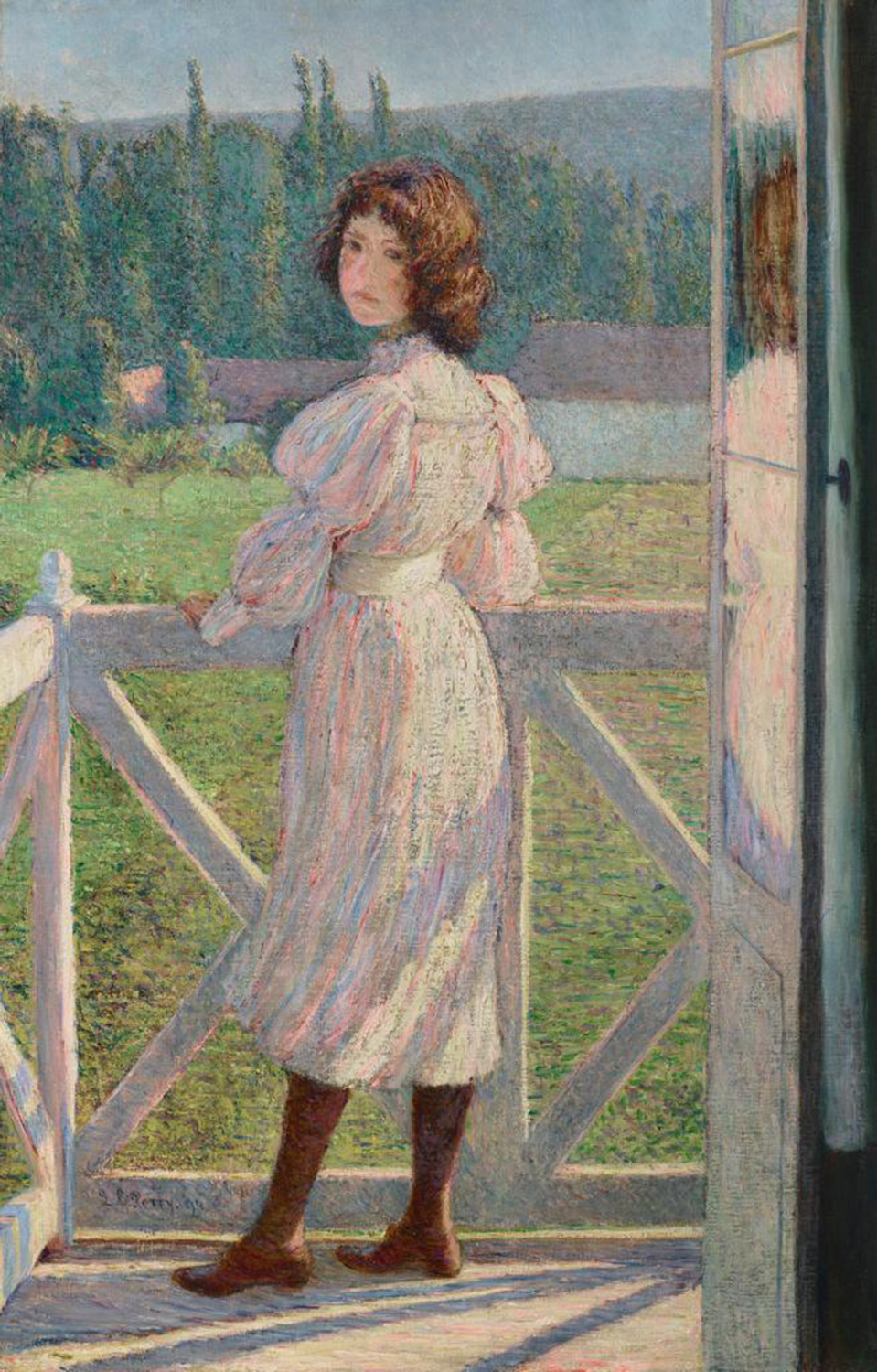 Lilla Cabot Perry, Girl on a Balcony, 1894