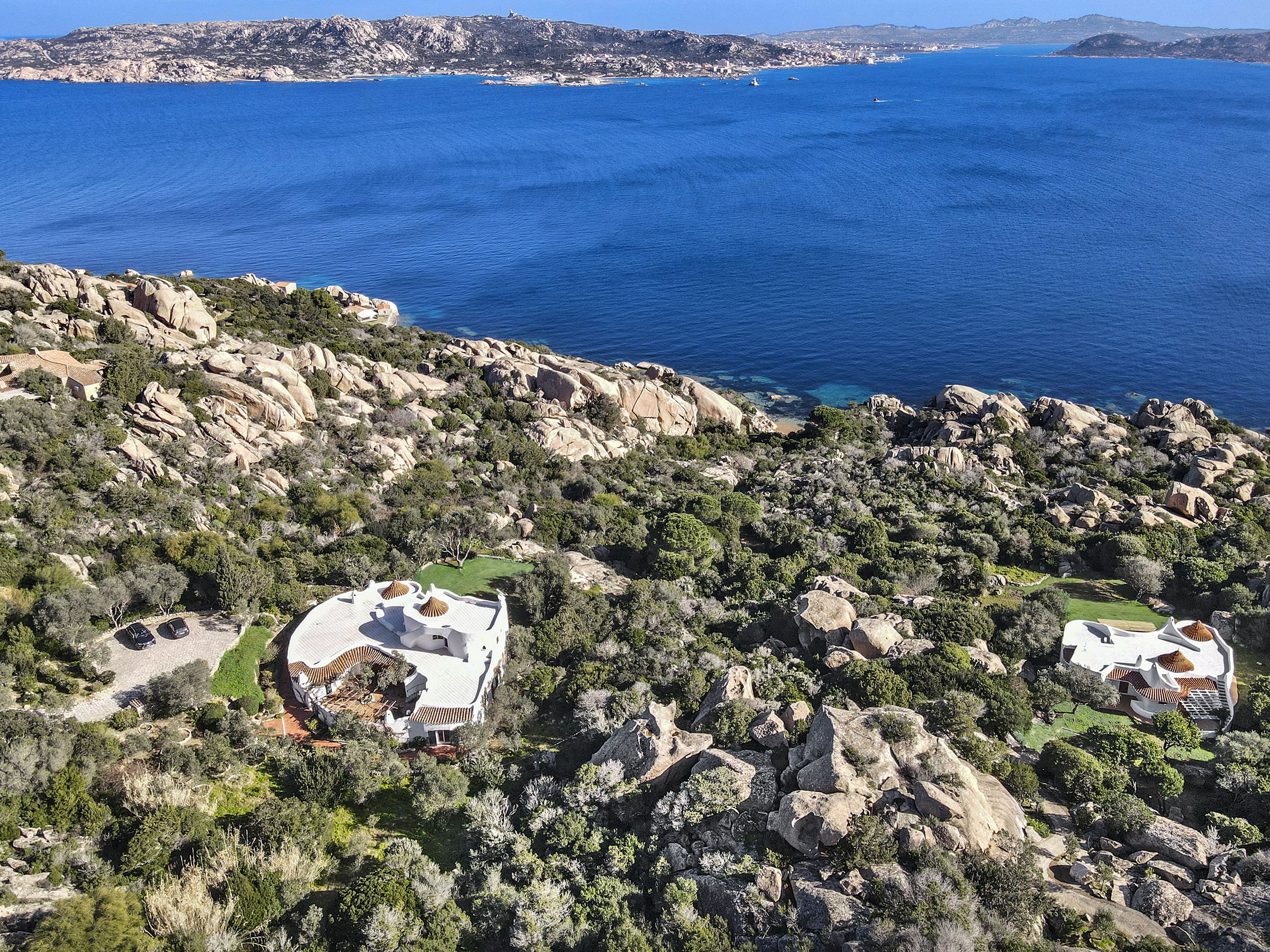 The Ulivi Estate, on Sardinia's famous Costa Smeralda, has a private beach with views across the archipelago of La Maddalena