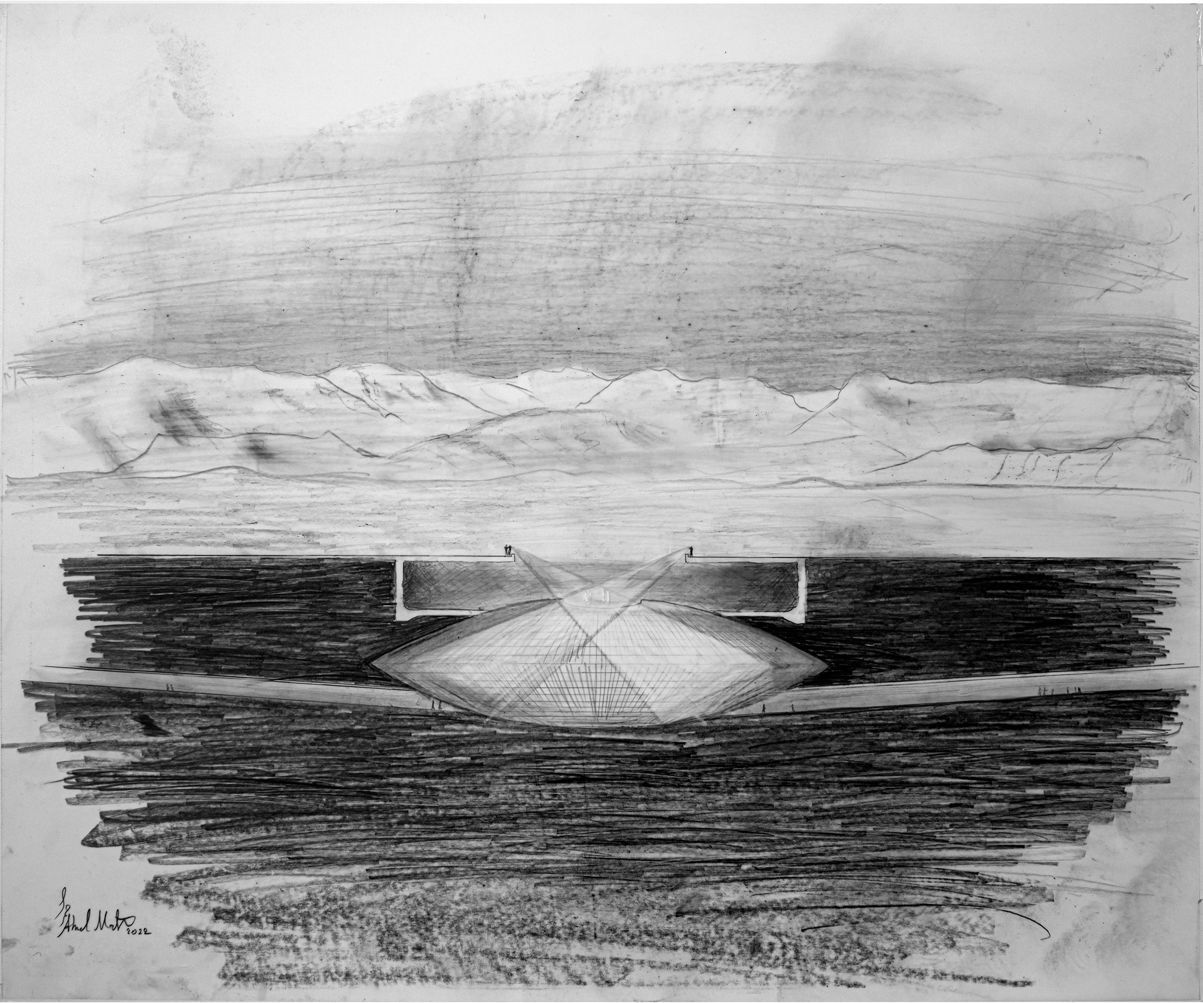 Ahmed Mater, Study II, 2022