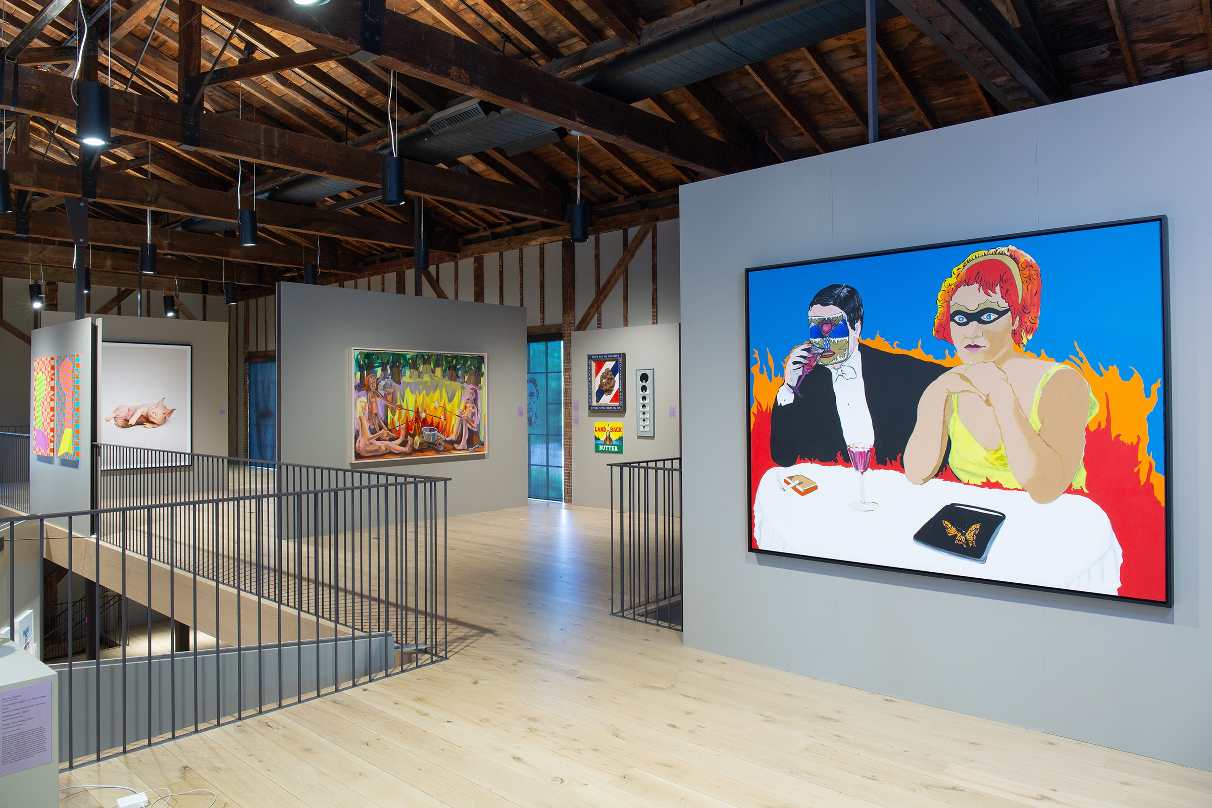 Installation view of Are You Joking?: Women & Humor, The Church, Sag Harbor