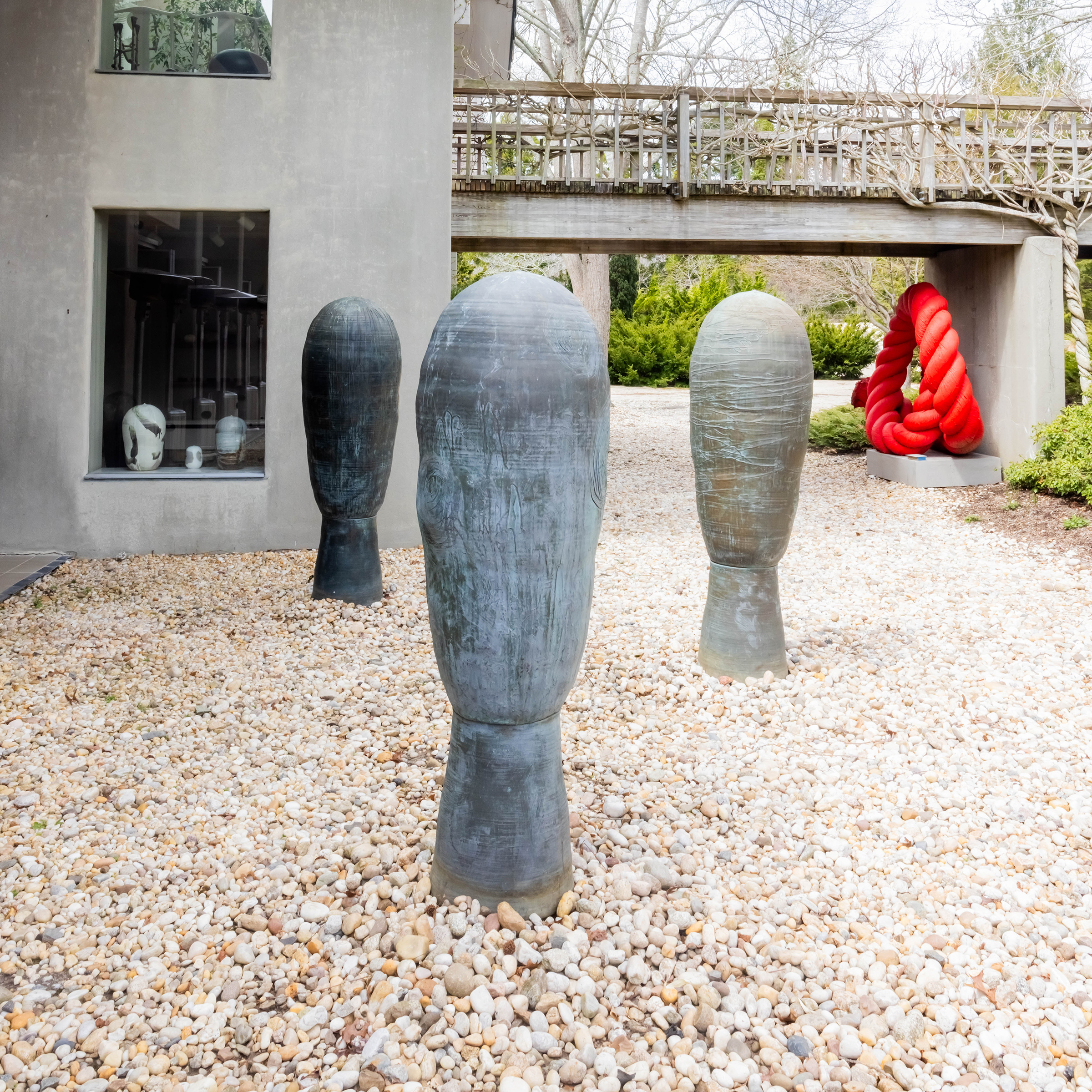 Installation view of Full Circle: Toshiko Takaezu and Friends, 2024