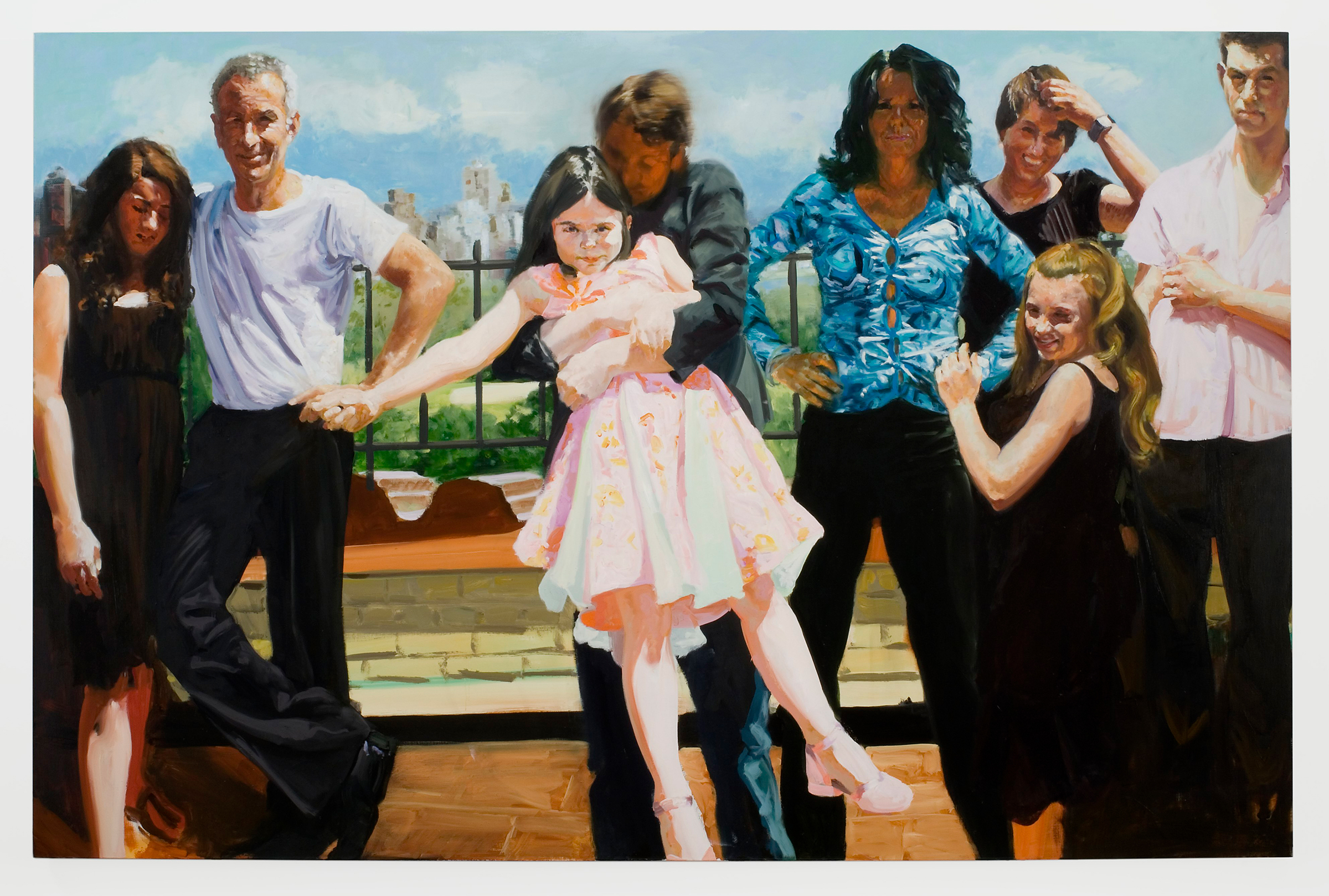 Eric Fischl, McEnroe Family, 2006. Oil on linen.