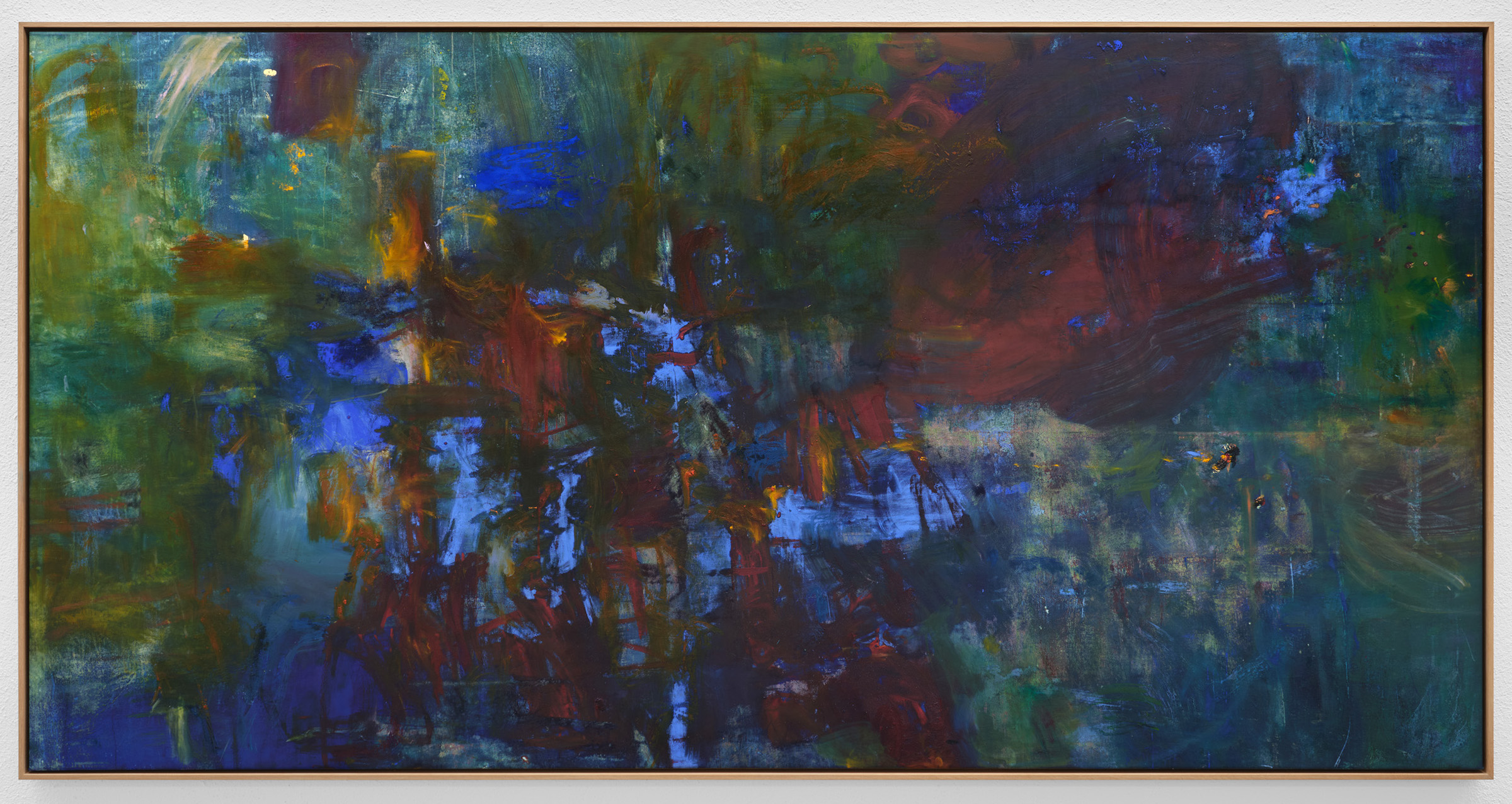 Megan Rooney, Old Sky (Blue), 2024, at Kettle's Yard, Cambridge