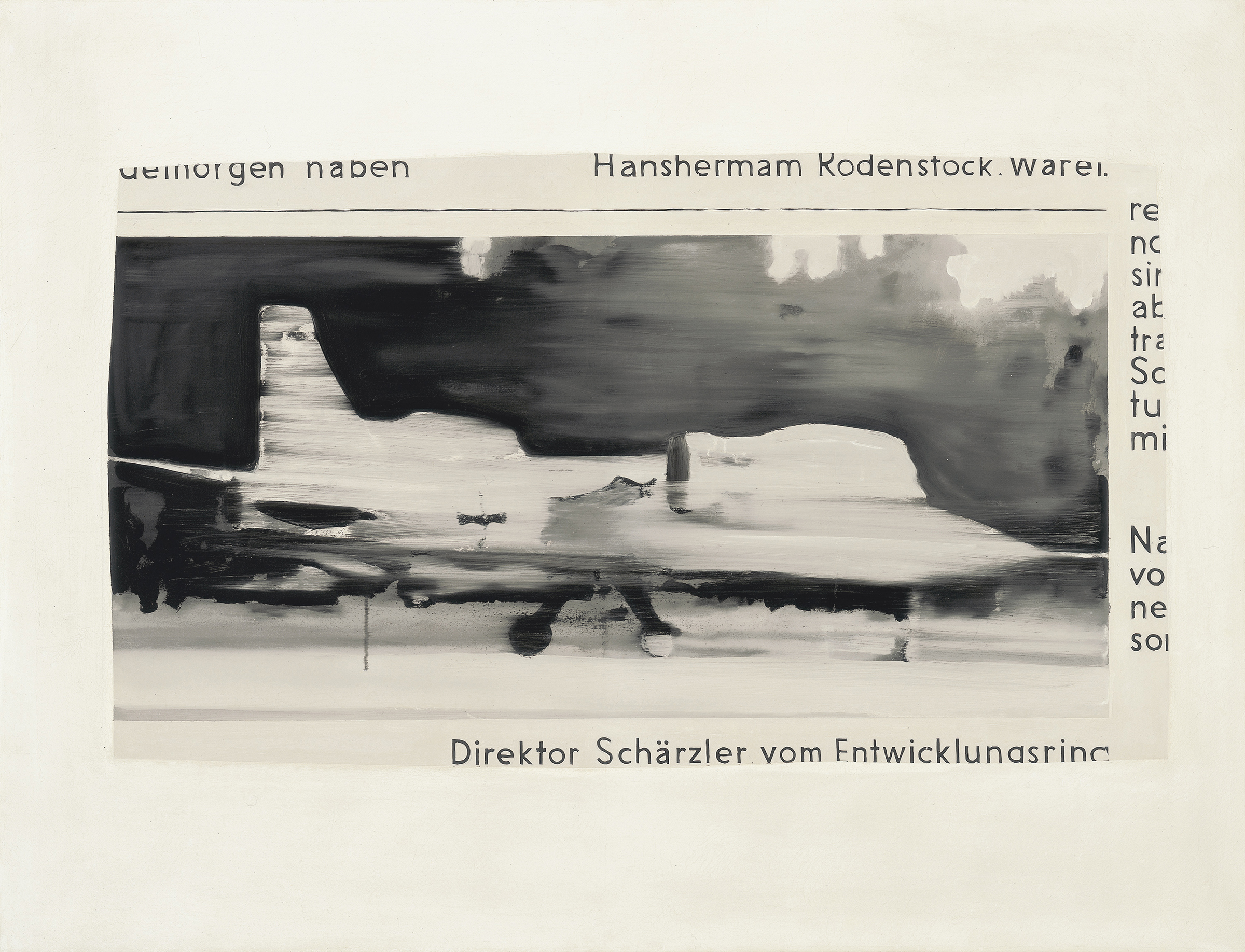 Gerhard Richter, Scharzler, 1964, on show in Gerhard Richter: Hidden Gems. Works from Rhenish Private Collections