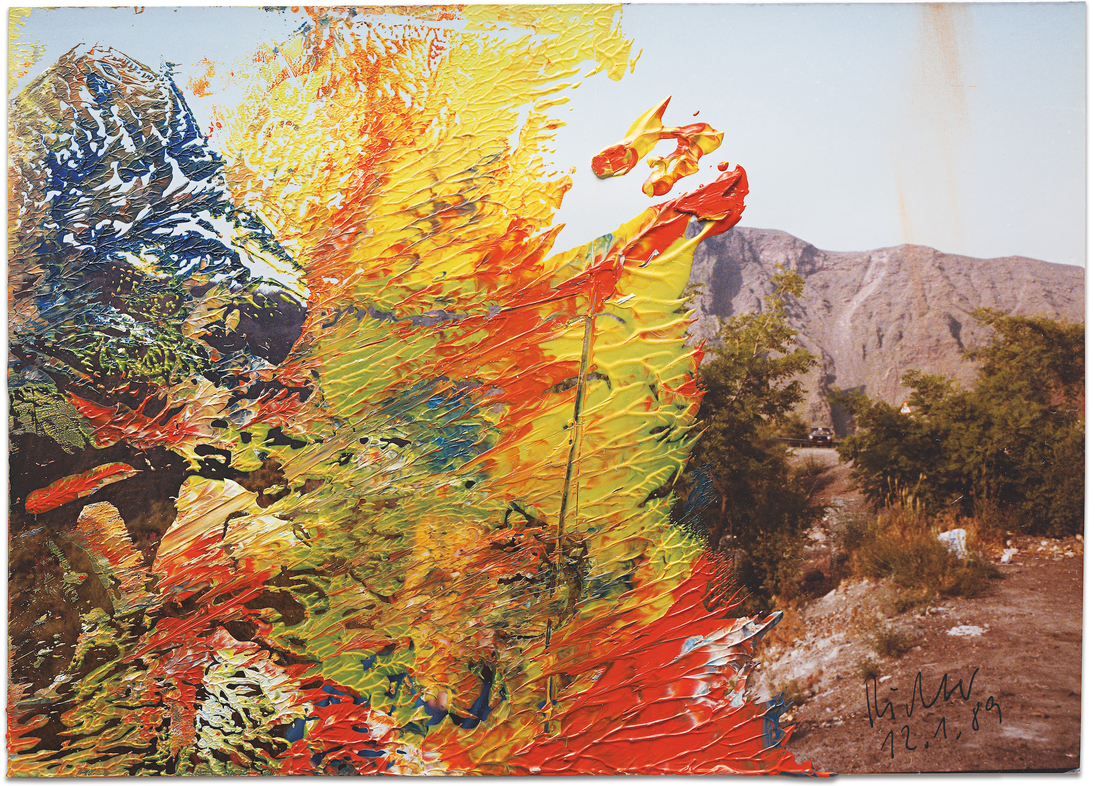 Gerhard Richter, 12.1.89, 1989, on show in Gerhard Richter: Hidden Gems. Works from Rhenish Private Collections