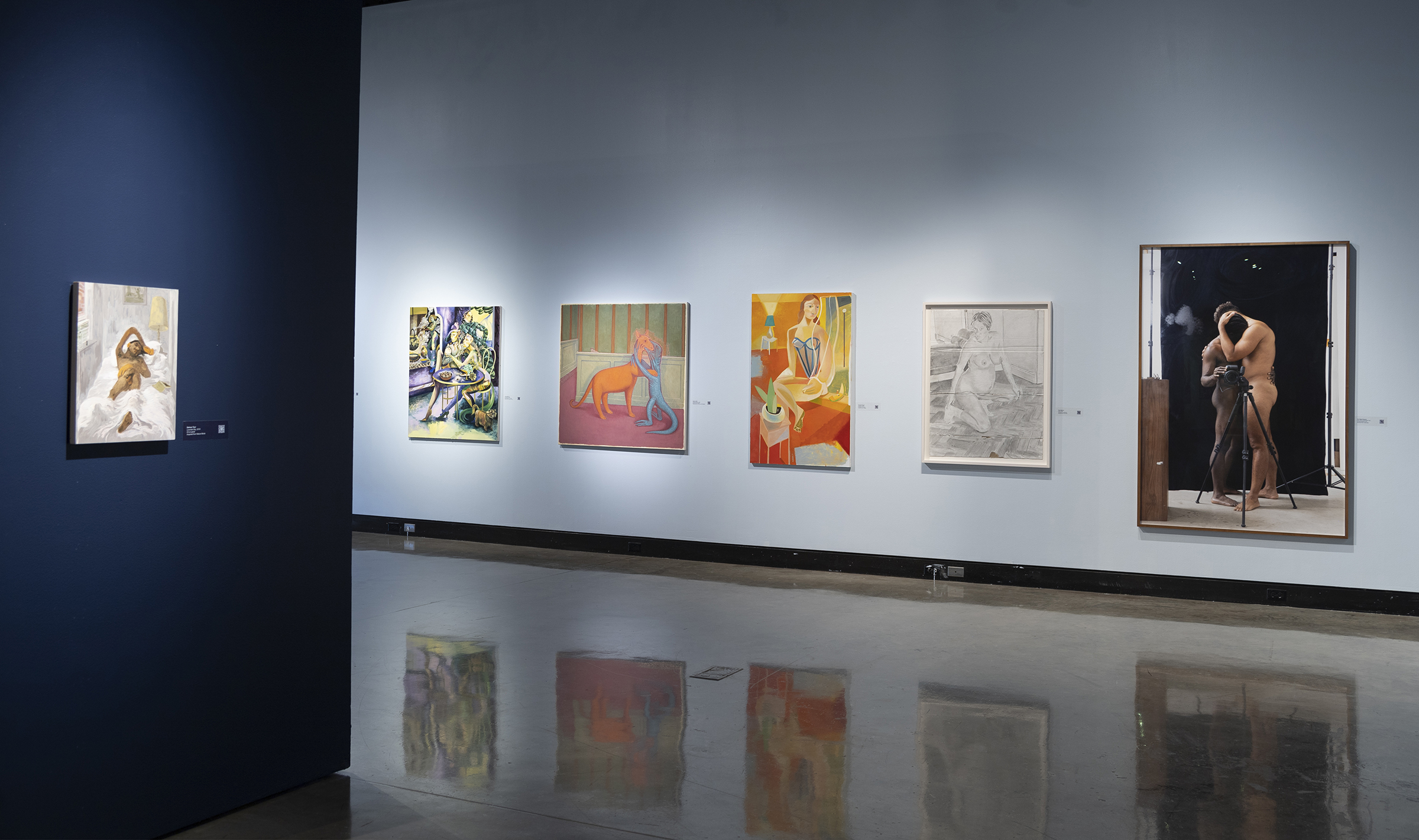 Installation view of FULL DISCLOSURE at Plains Art Museum, Fargo, North Dakota, 2024