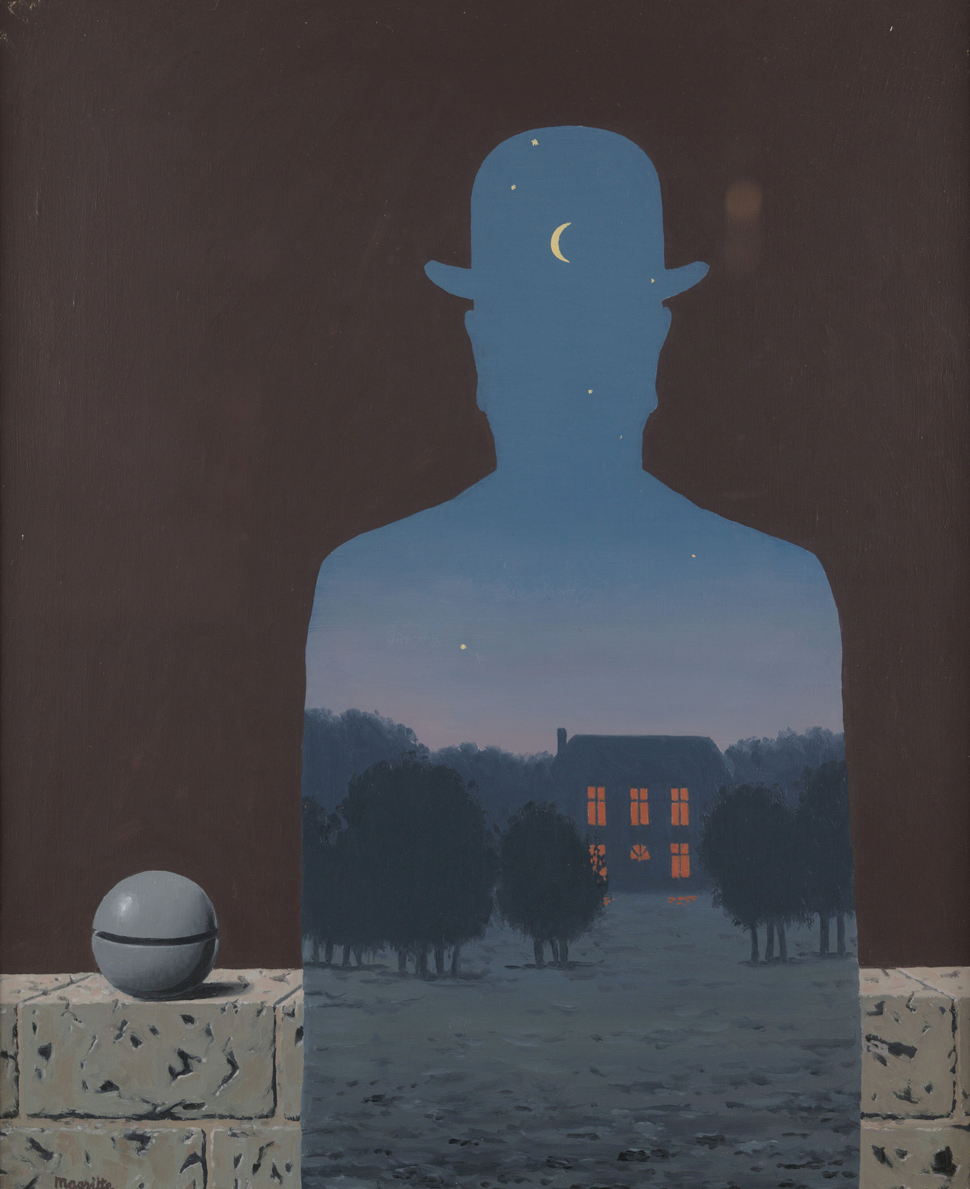 Rene Magritte, L'heureux donateur (The Happy Donor), 1966