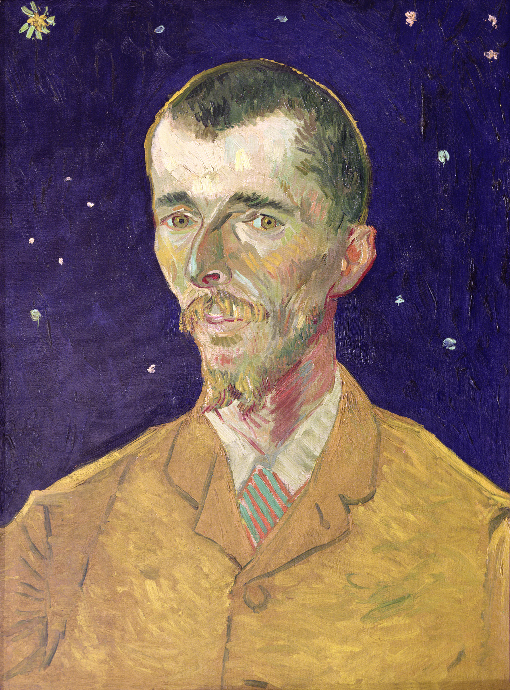 Vincent van Gogh, The Poet (Portrait of Eugene Boch), 1888, on show in Van Gogh: Poets and Lovers at the National Gallery