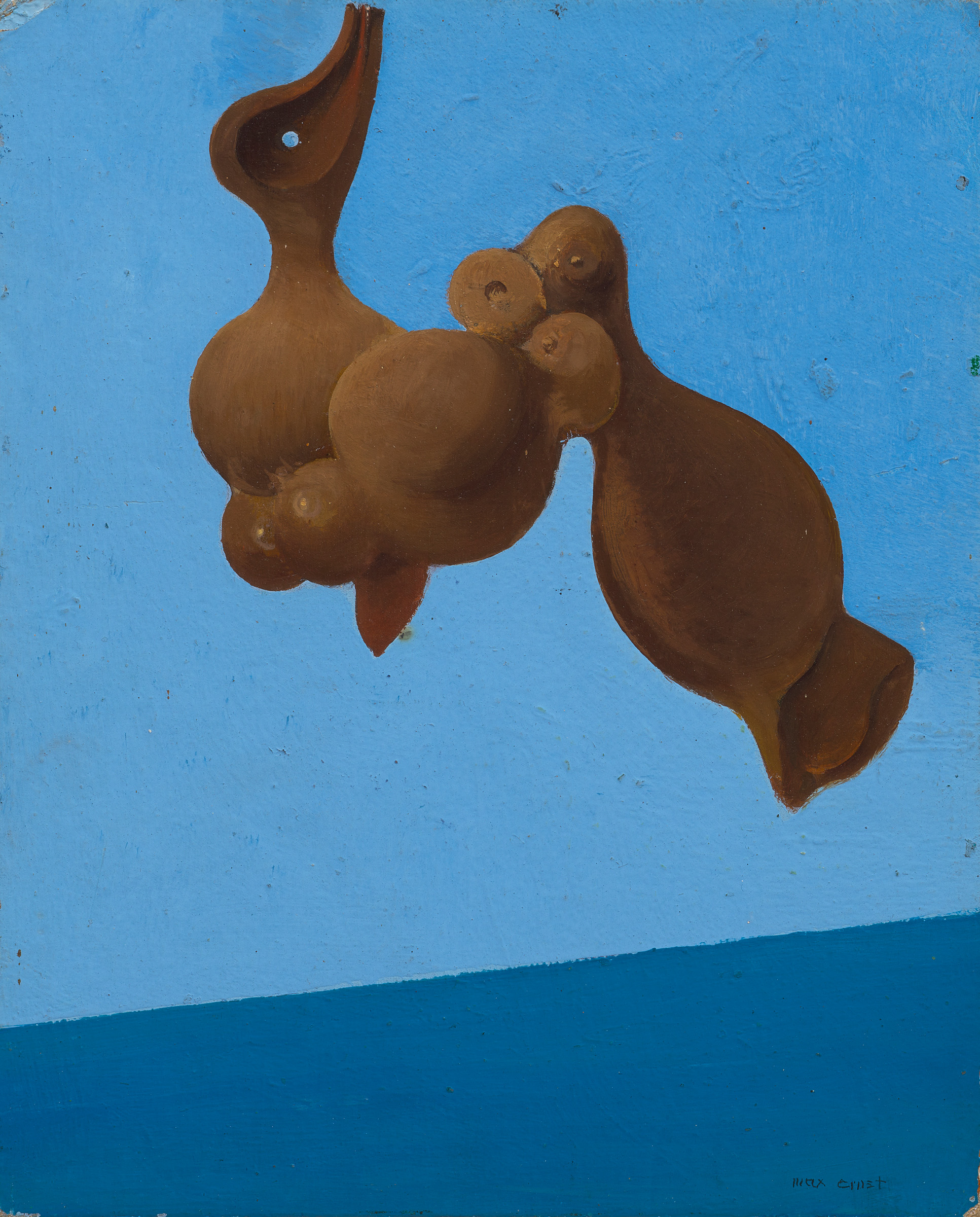 Max Ernst, Monument aux oiseaux, 1927, on show in Images du Labyrinthe. L'Atelier surrealiste - Carte blanche a Audrey Guttman at Christie's in Paris until 21 October 2024