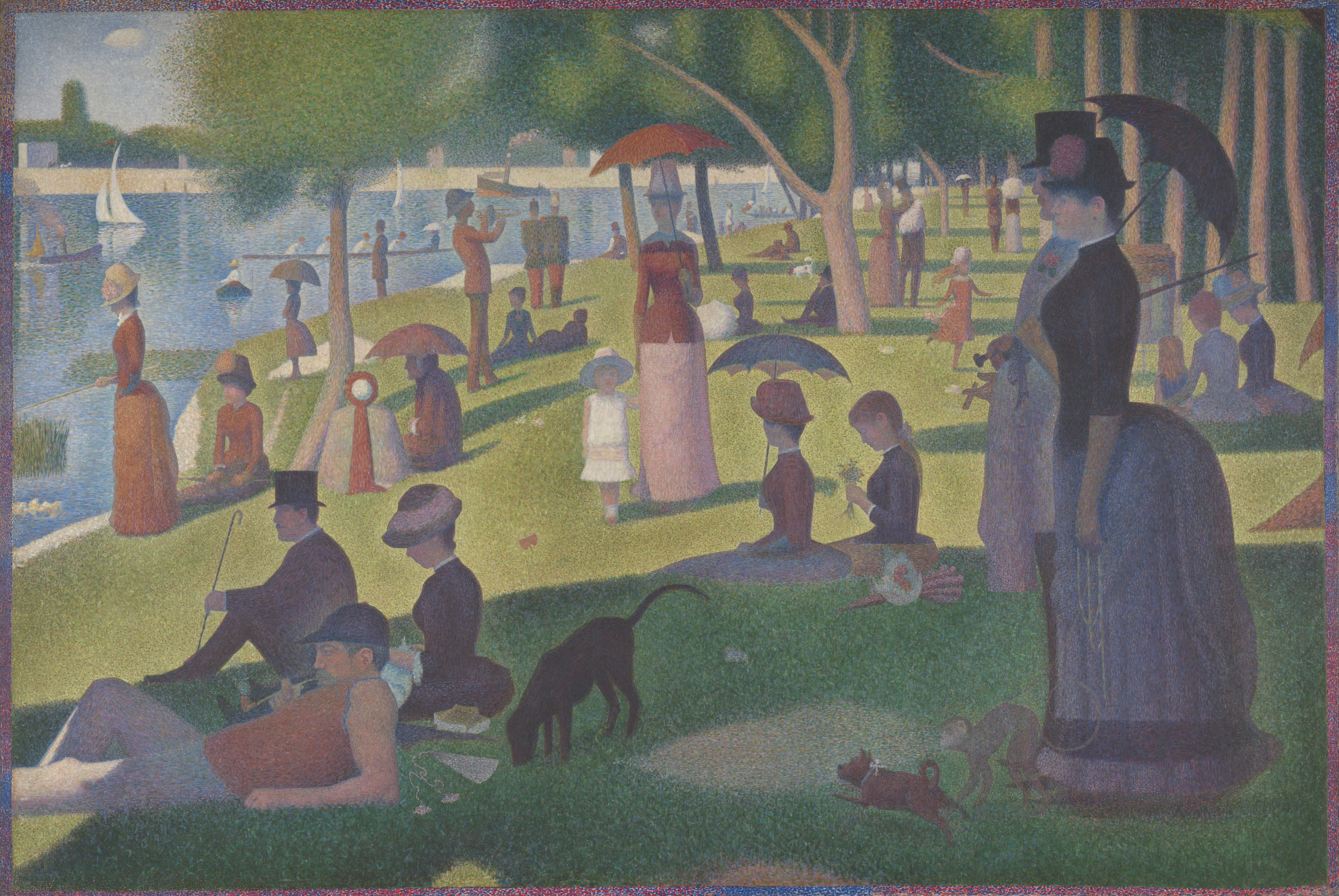 Georges Seurat, A Sunday Afternoon on the Island of La Grande Jatte, 1884-86