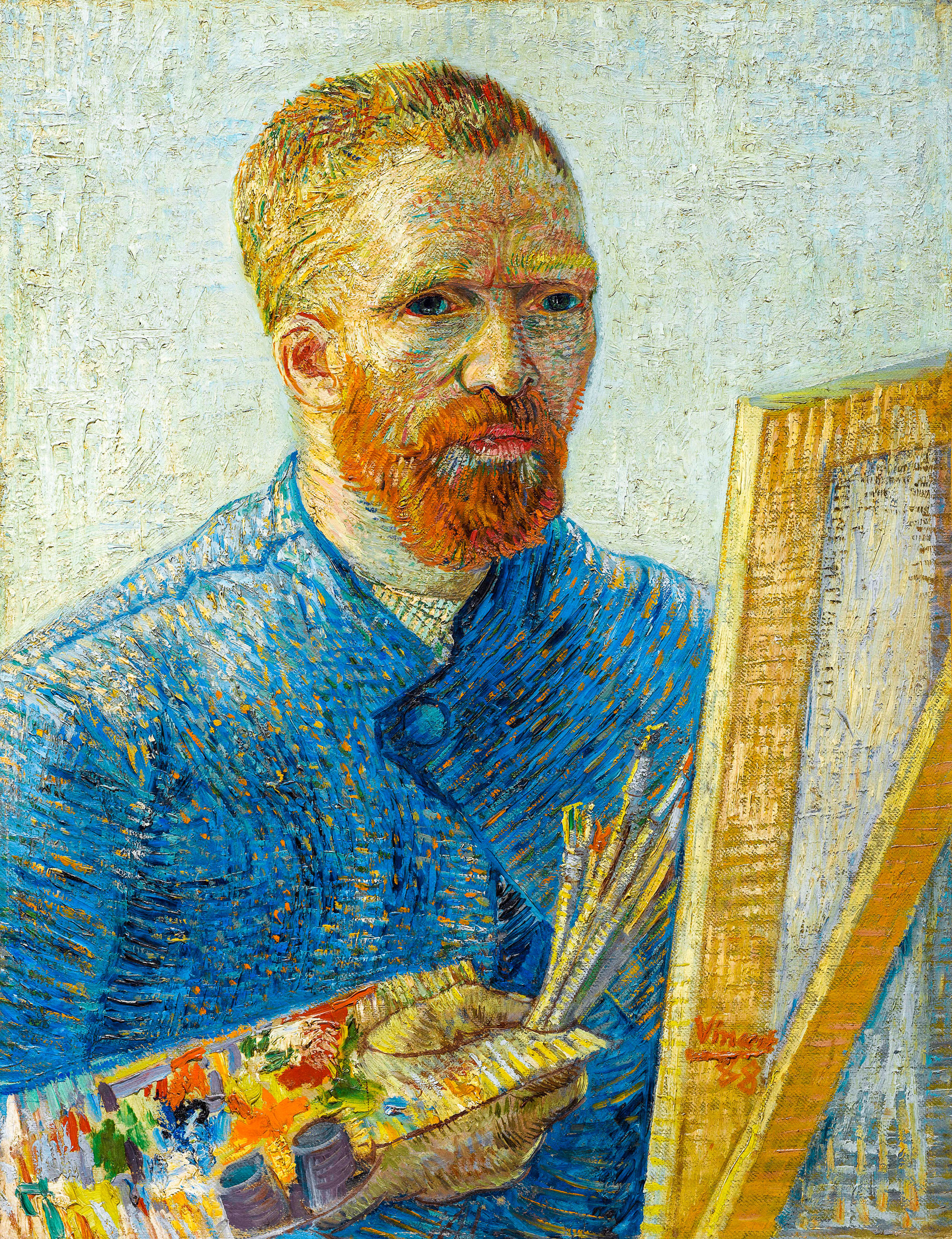 Vincent van Gogh, Self-portrait as a painter, 1887