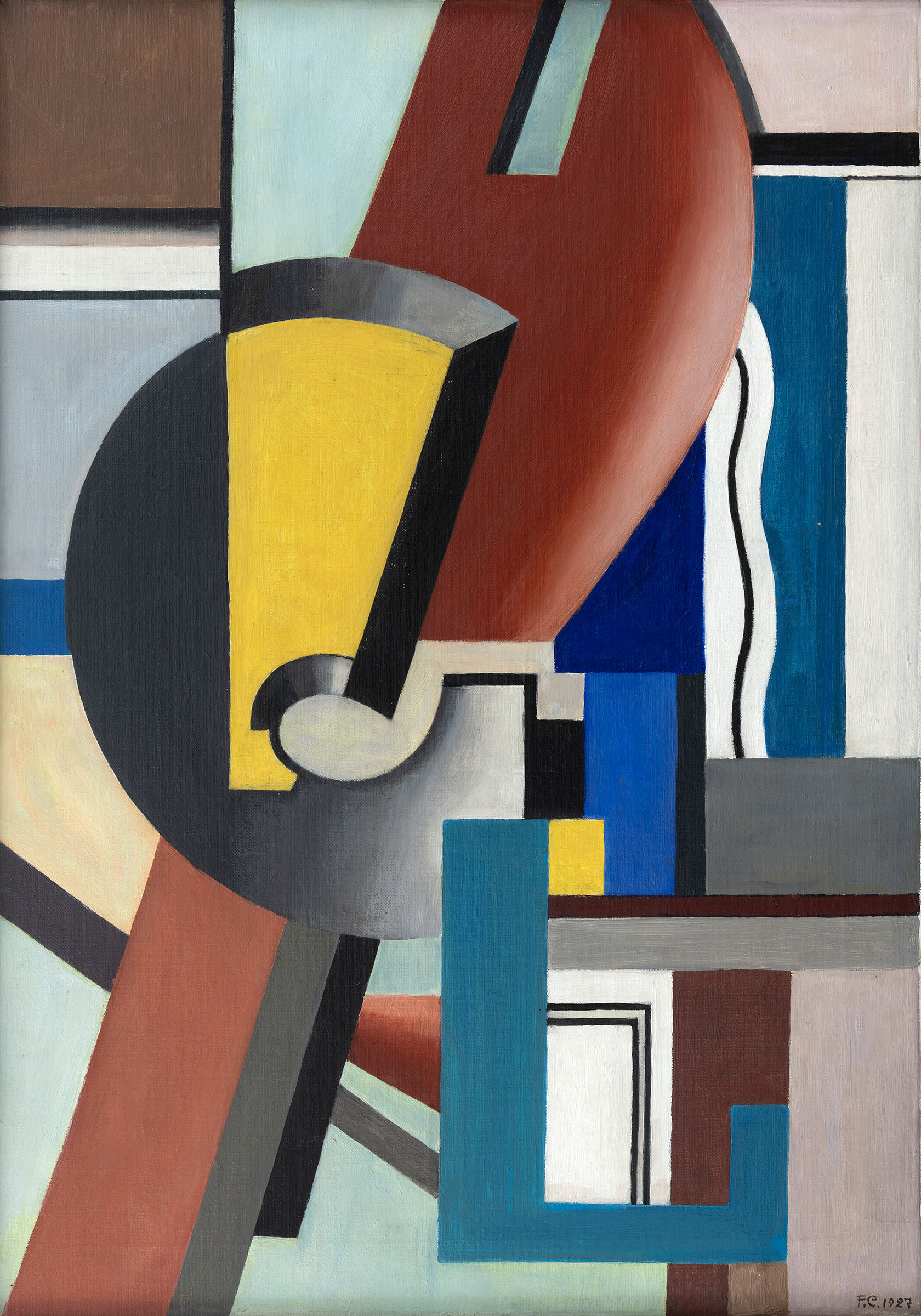 Franciska Clausen, Contrastes des formes, 1927, from the Tangen Collection, Kunstsilo