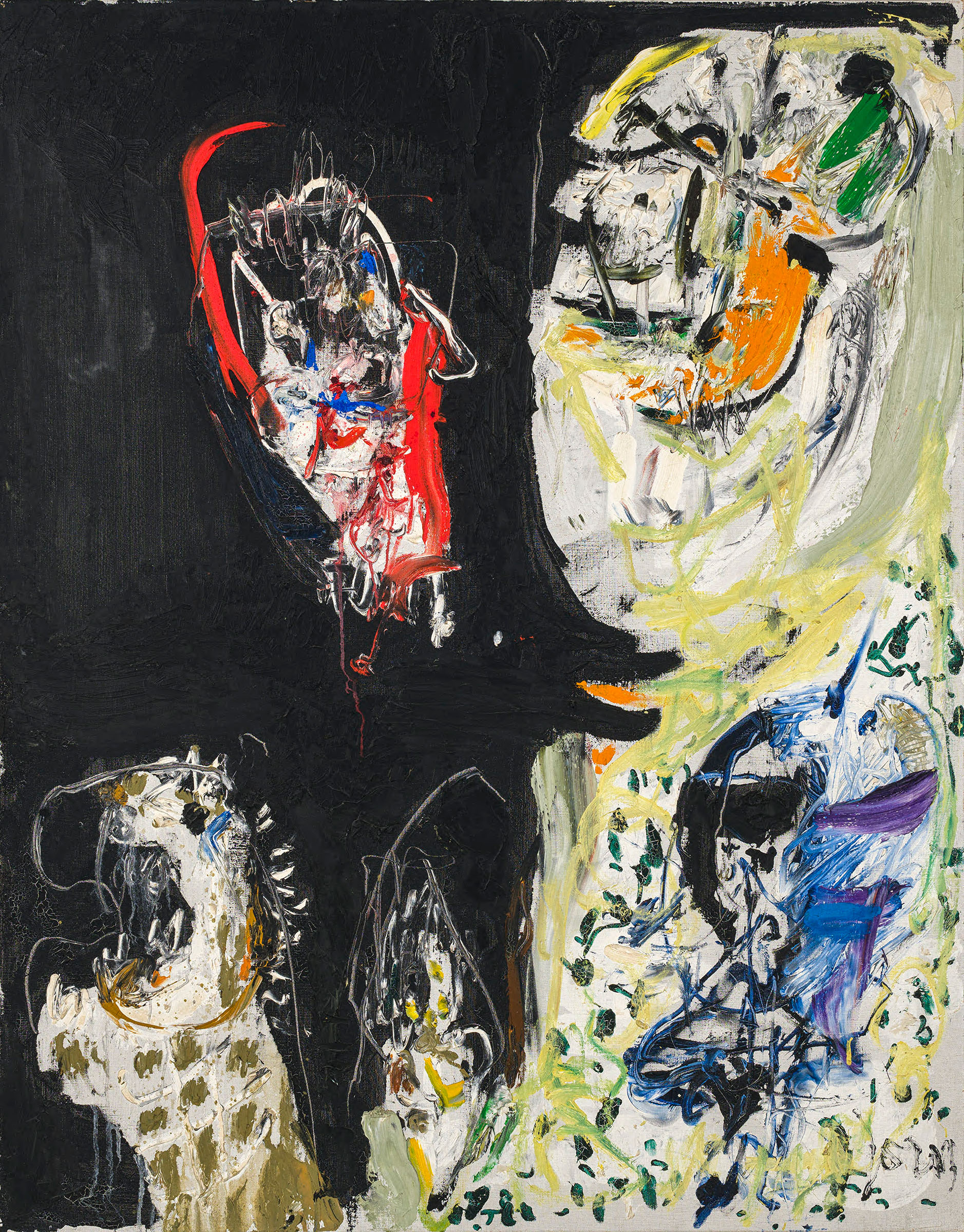 Asger Jorn, L'abominable homme des neiges, 1959, from the Tangen Collection, Kunstsilo