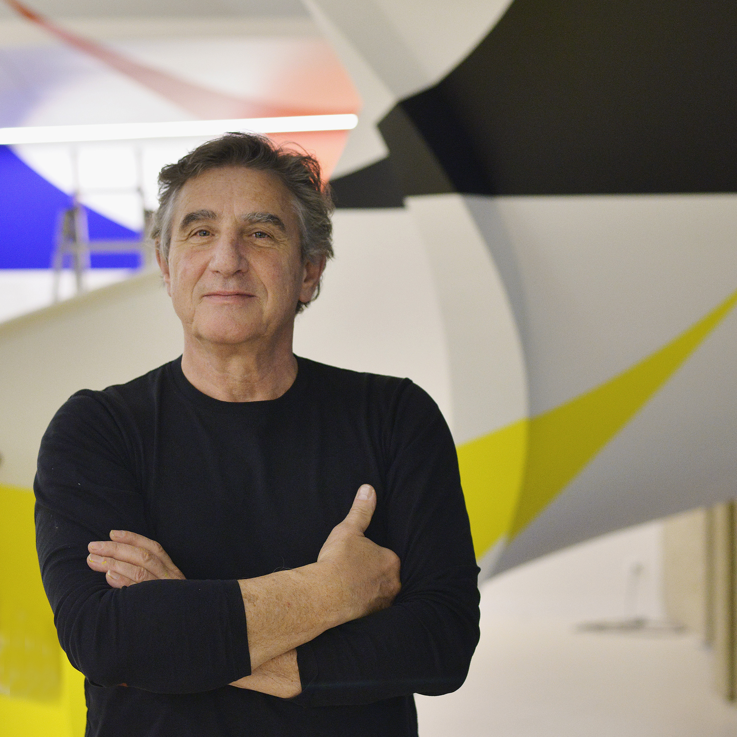 Since the 1970s, Felice Varini has worked with themes of representation and the viewer's perception