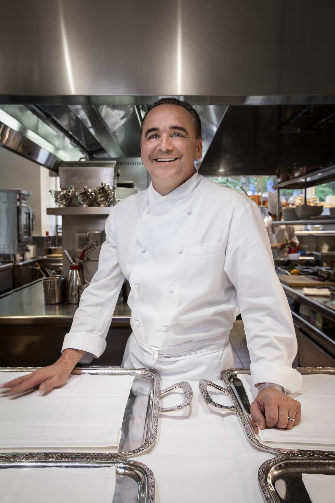 Chef Jean-Georges Vongerichten, whose restaurant, Market, is located on avenue Matignon, adjacent to Christie's Paris