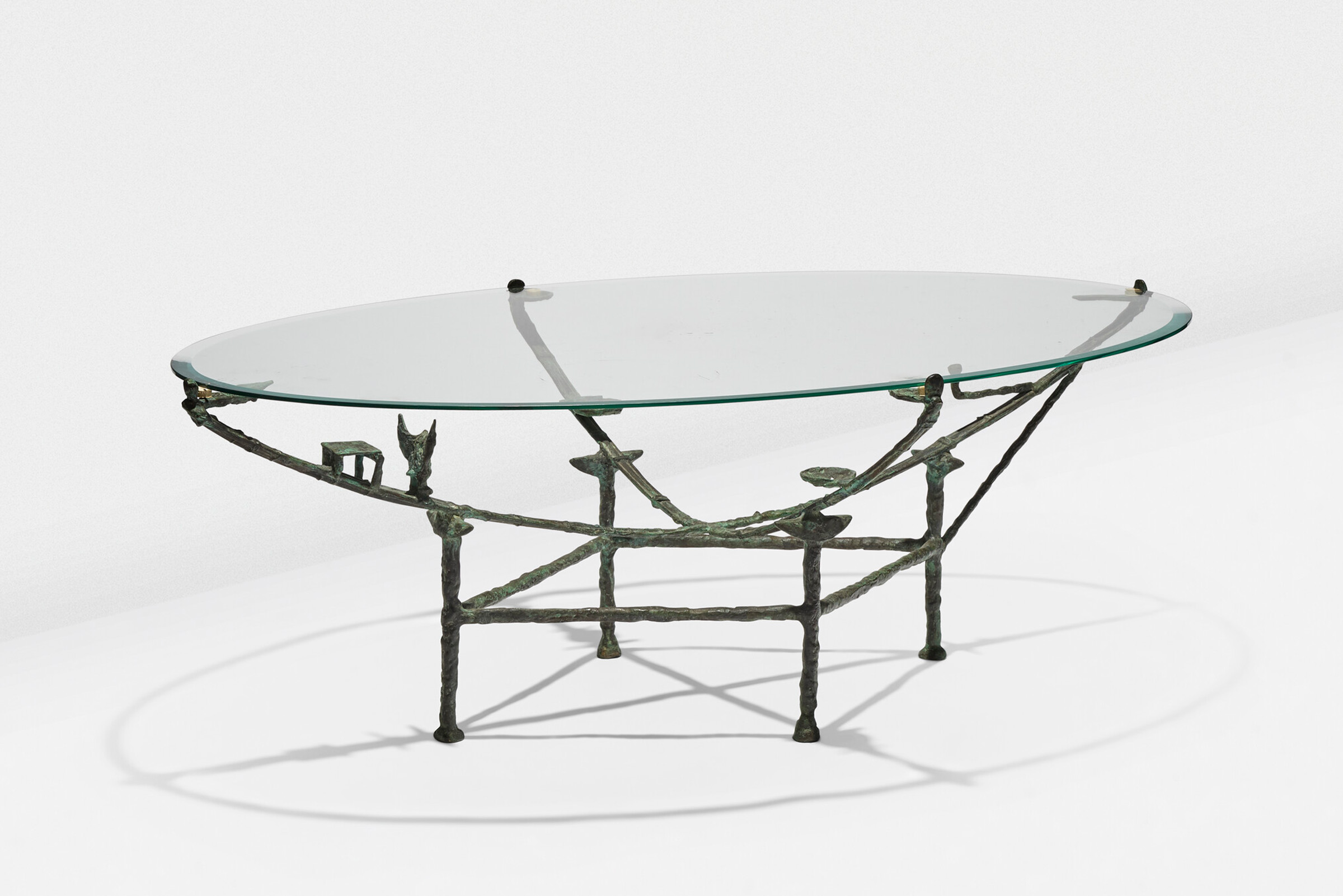 Diego Giacometti, a Carcasse a la chauve-souris table, circa 1980, offered in Design on 3 December 2024 at Christie's in Paris