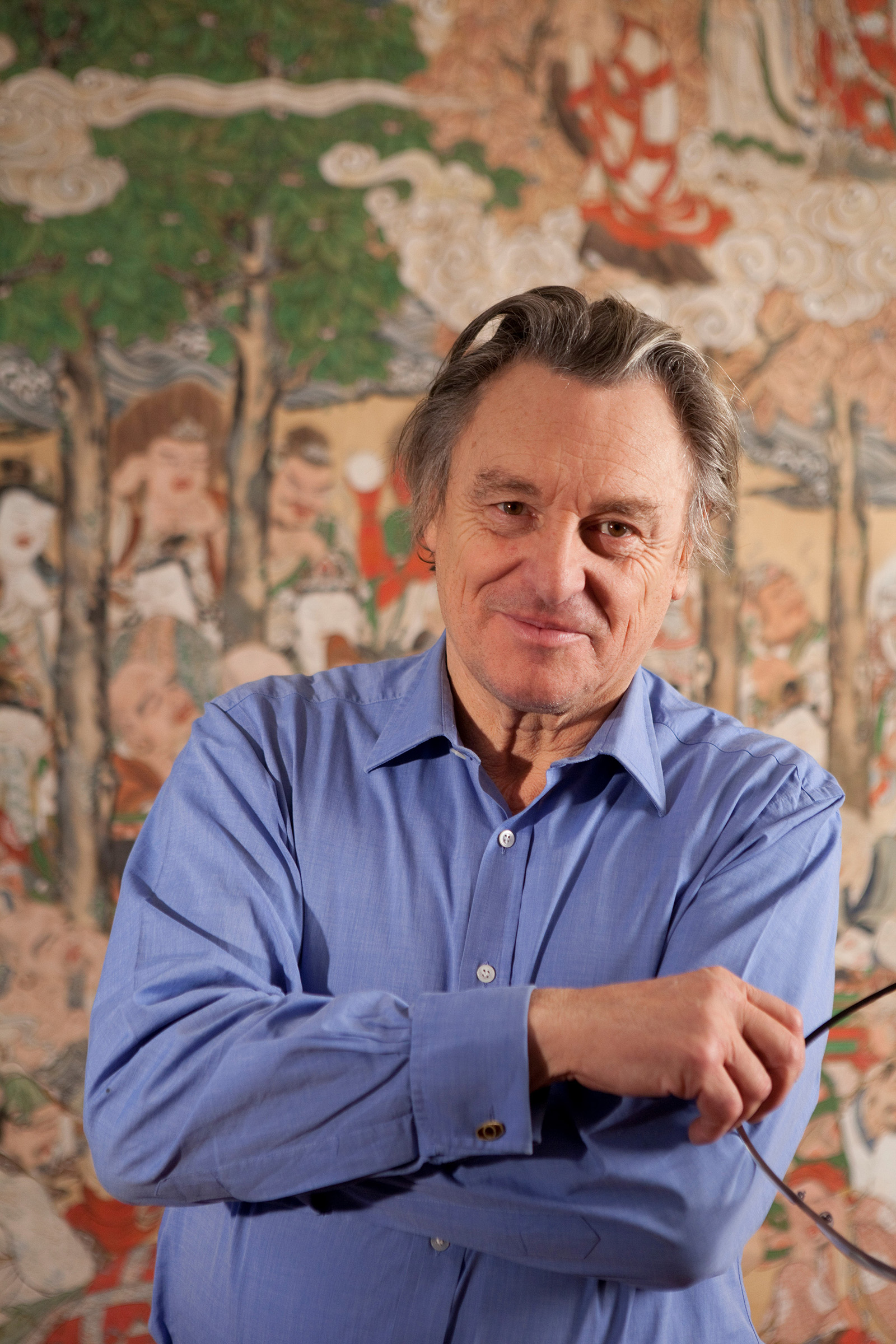 This chosen artist for the Chateau Mouton Rothschild 2022 artist label, Gerard Garouste