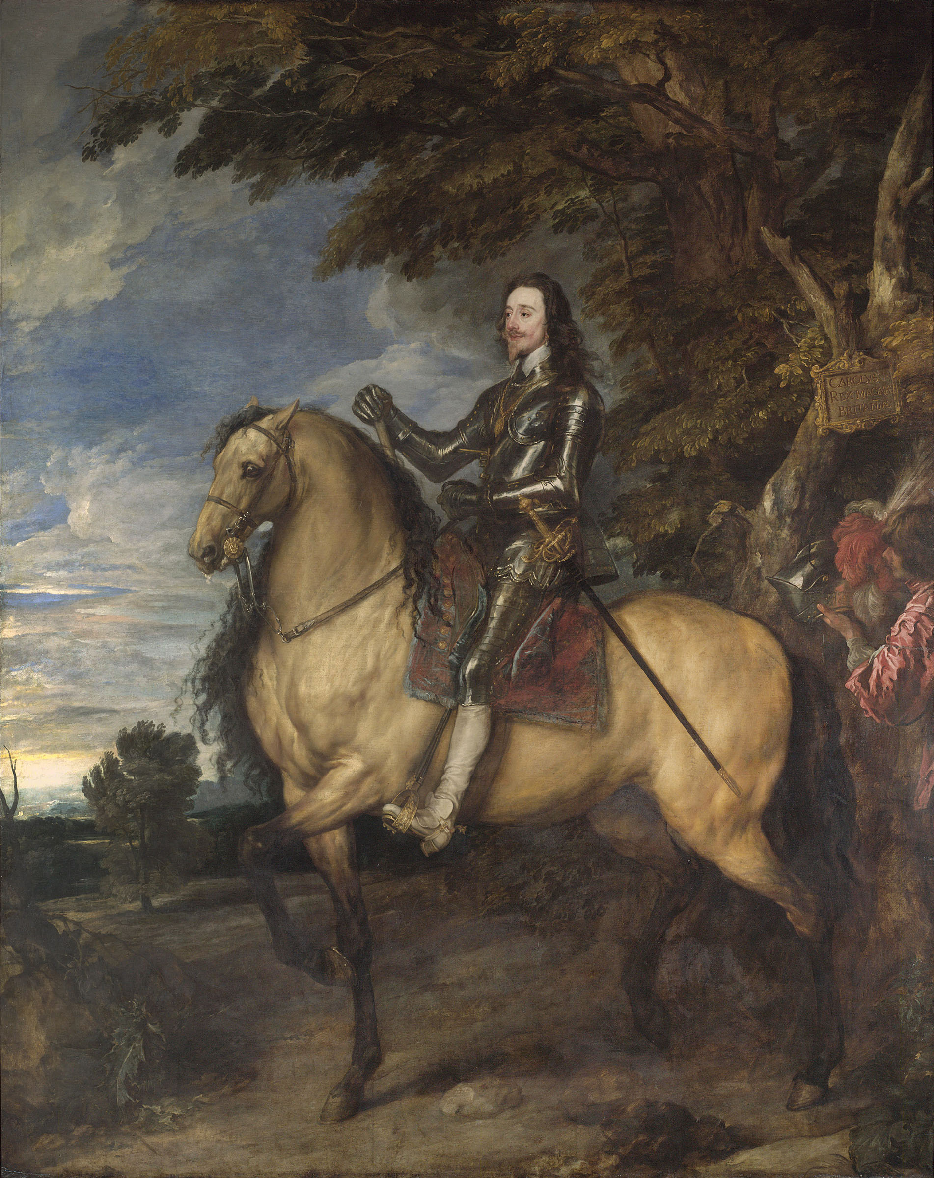 Sir Anthony van Dyck, Equestrian Portrait of Charles I, circa 1638-39, National Gallery, London