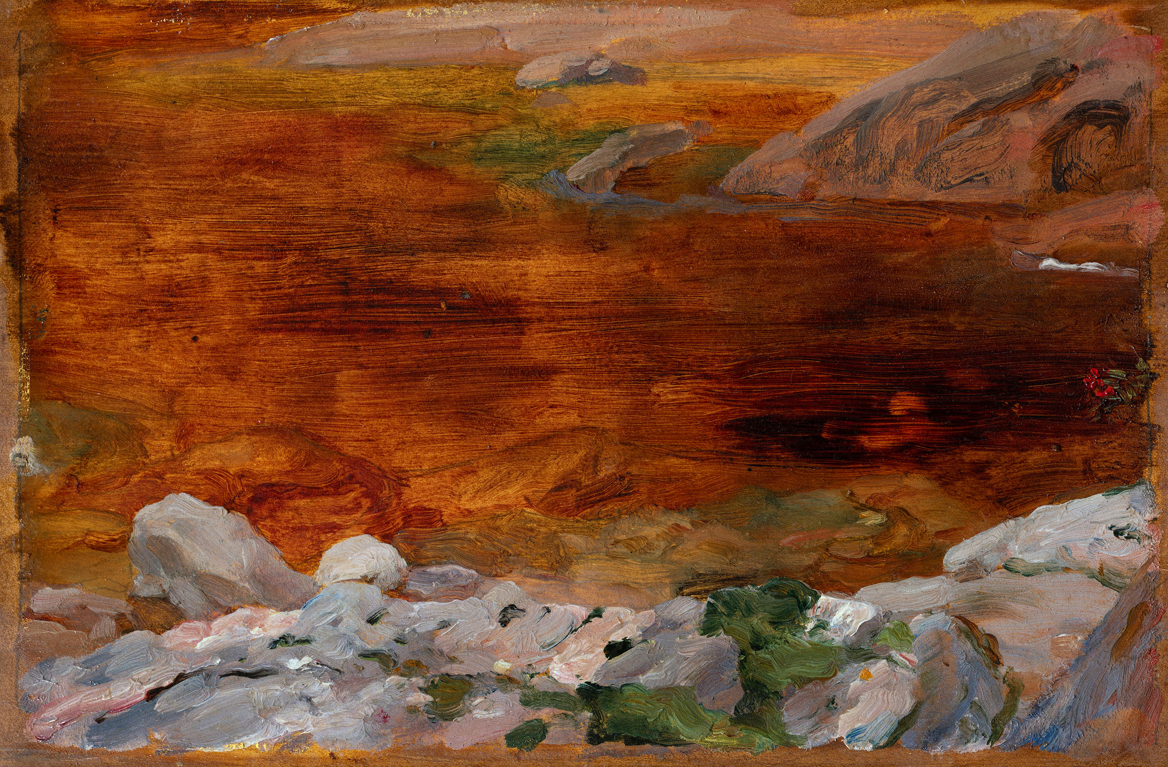 Frederic, Lord Leighton, A Pool, Findhorn River, N.B., 1880s, Leighton House, London