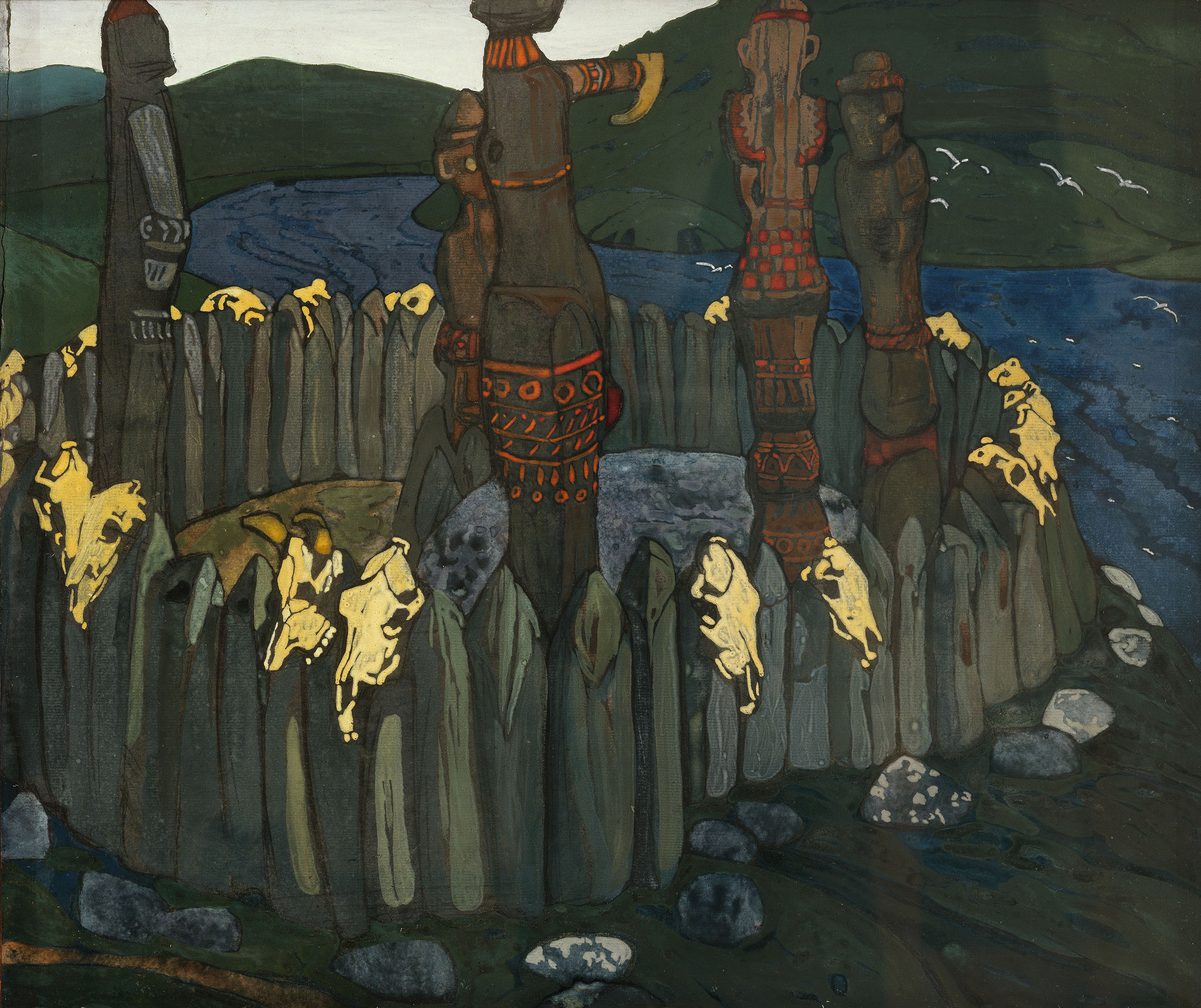Nicholas Roerich, Idols, 1901