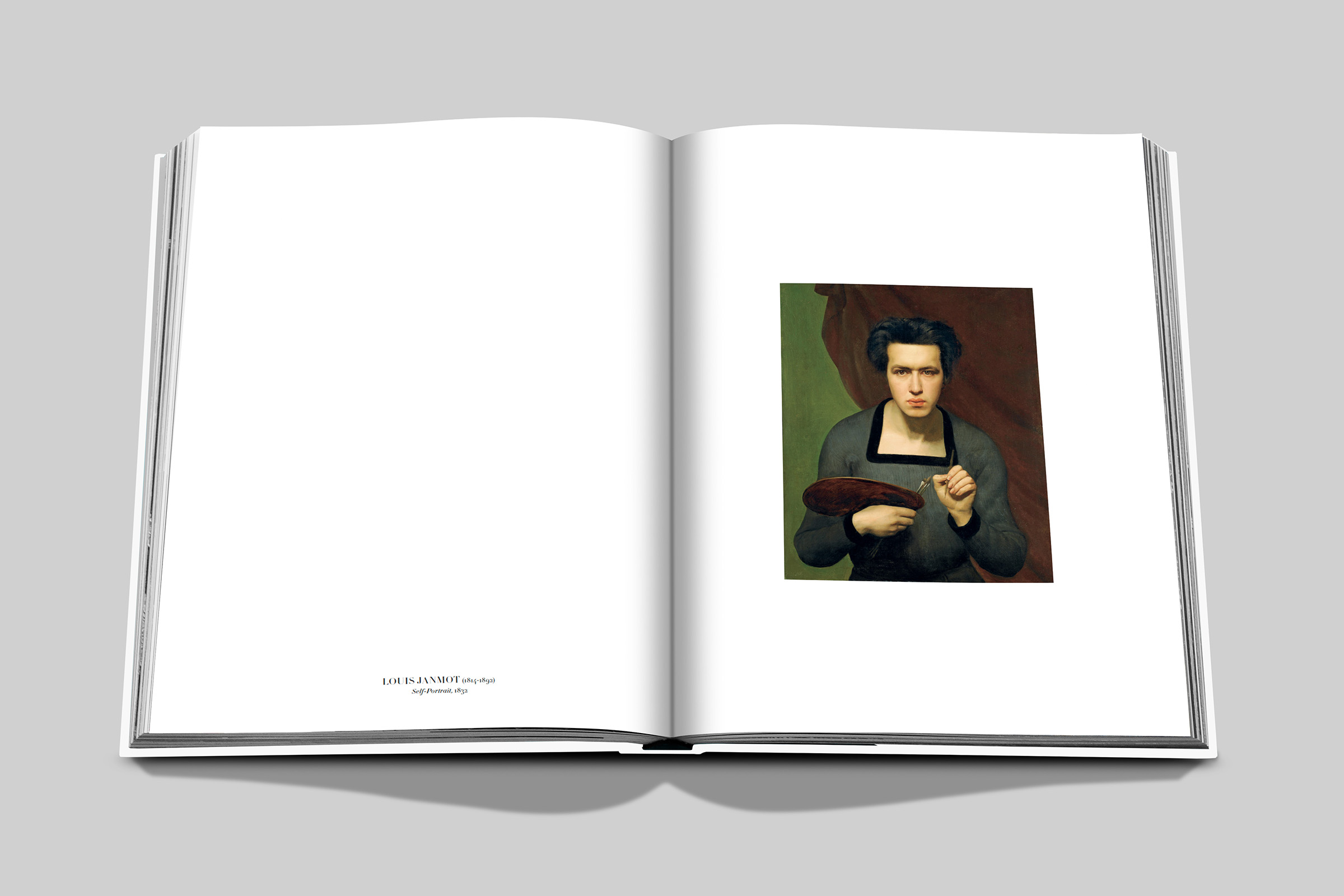 Louis Janmot, Self-Portrait, 1832, in Self Portraits: From 1800 to the Present, by Philippe Segalot and Morgane Guillet, by Assouline