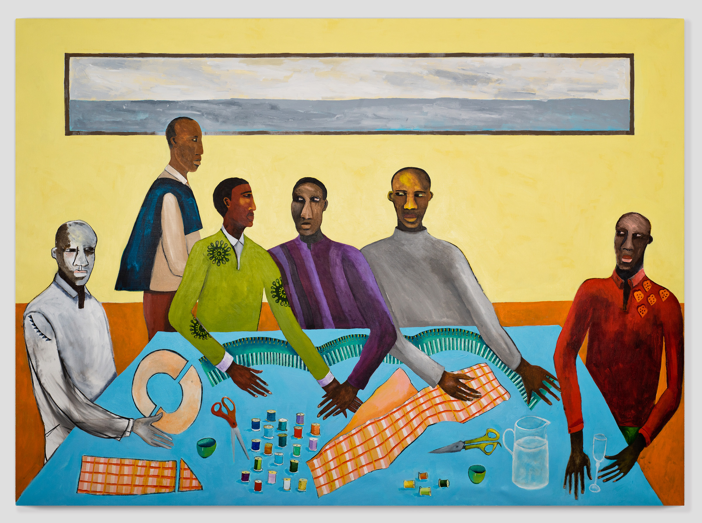 Lubaina Himid, Six Tailors, 2019, at UCCA Center for Contemporary Art, Beijing