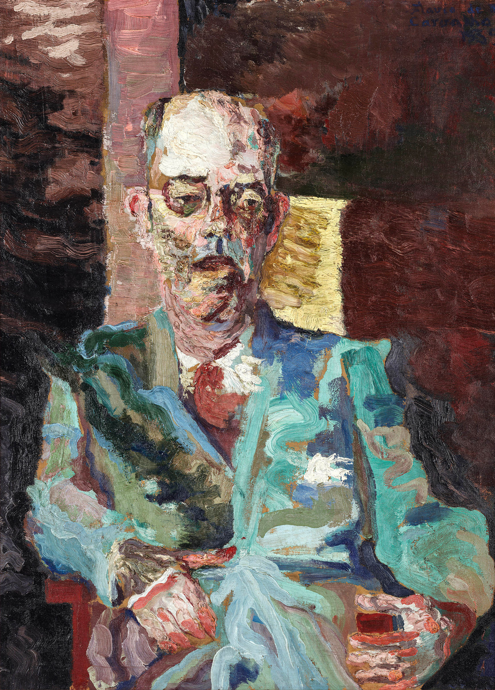 Flavio de Carvalho, Mario de Andrade, 1939, on show at Brasil! Brasil! The Birth of Modernism, Royal Academy London