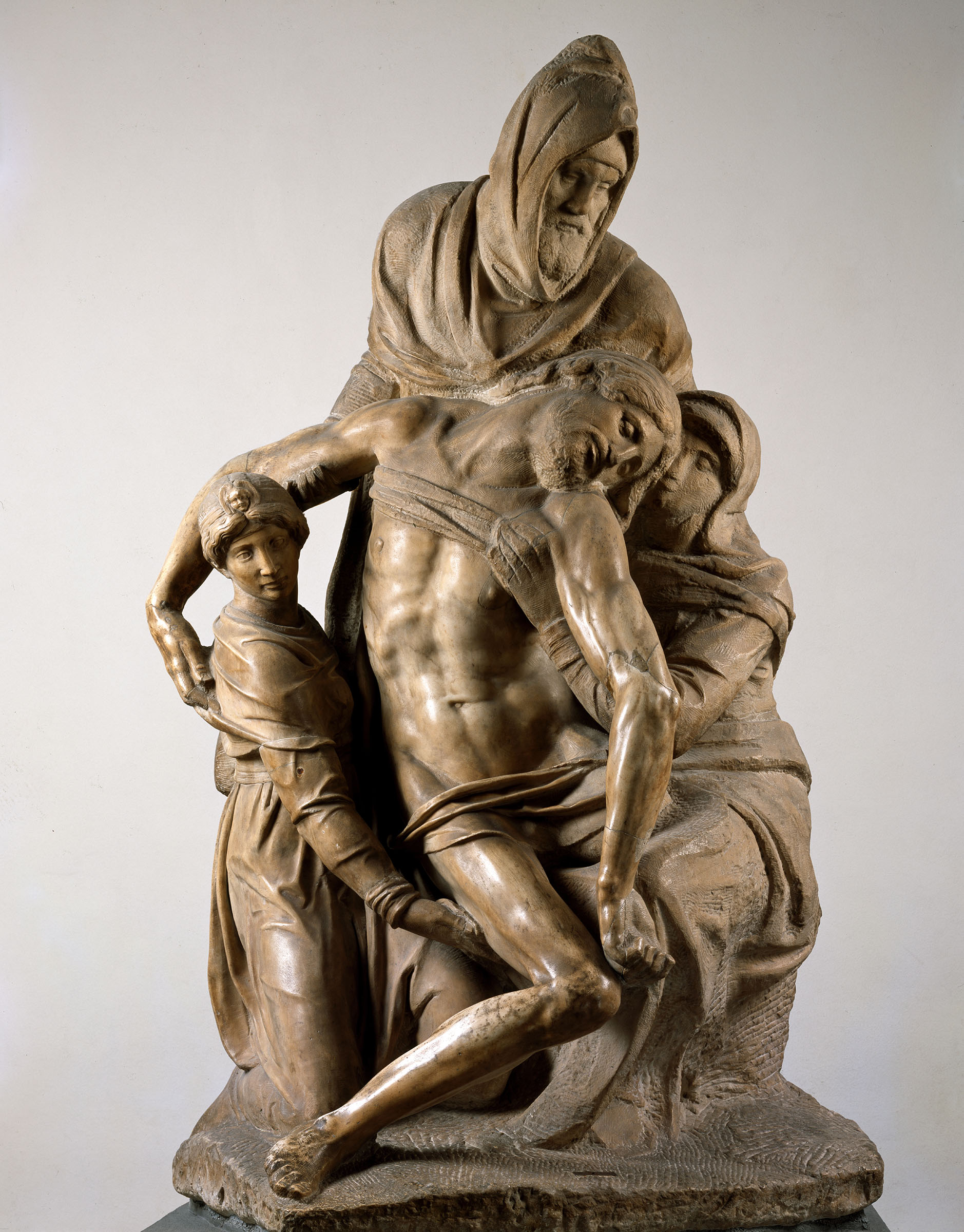 Michelangelo Buonarroti, The Deposition (also known as the Pieta Bandini), circa 1547-55, Museo dell'Opera di Santa Maria del Fiore, Florence