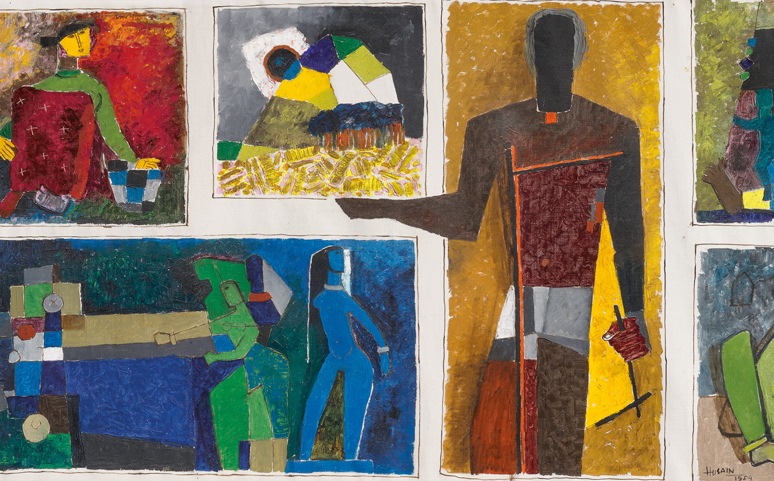 mf husain untitled