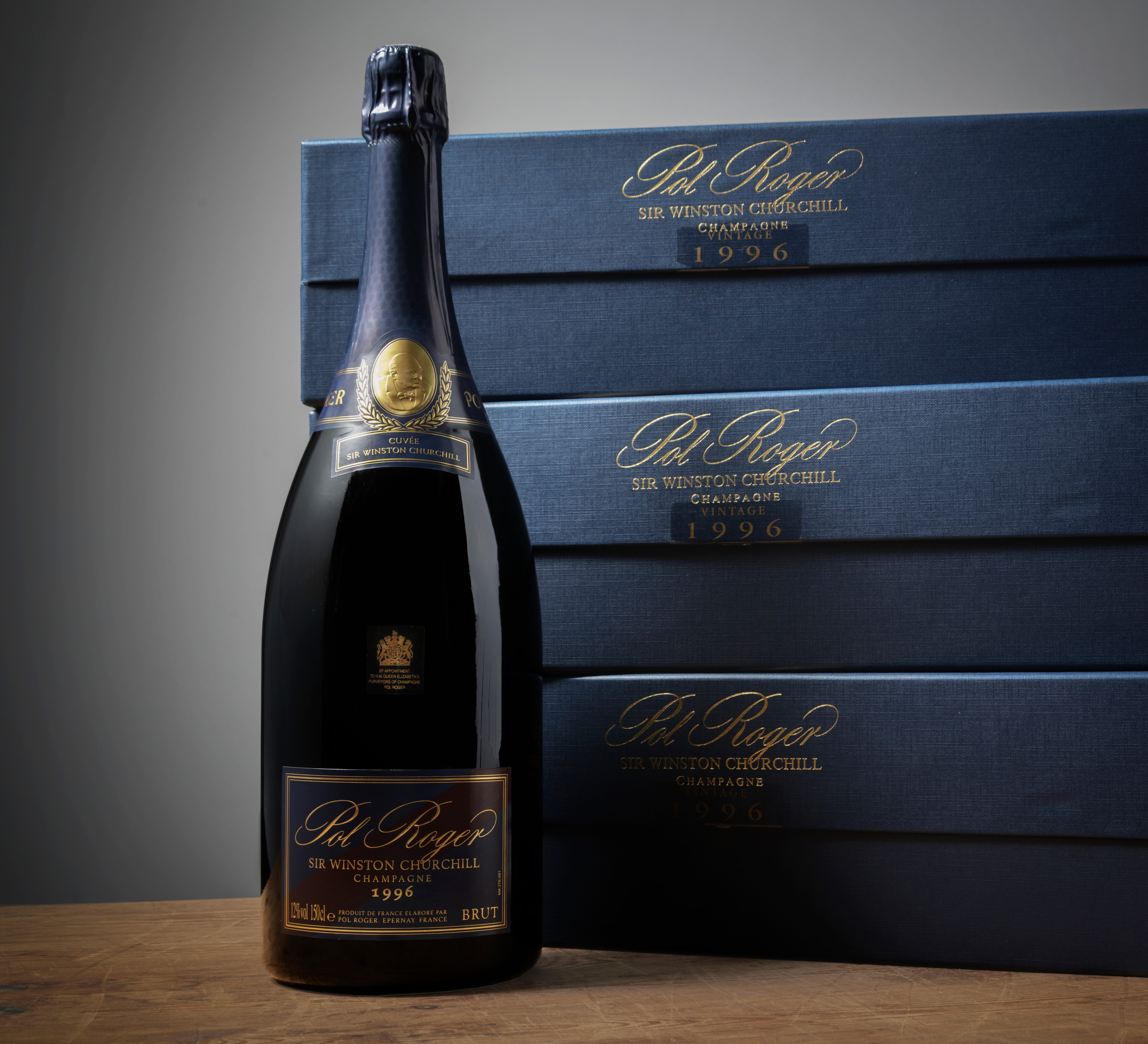 Pol Roger, Sir Winston Churchill 1996, 4 magnums (150cl) per lot, offered in Fine and Rare Wines Online: London Edition, 15-29 April 2025 at Christie's Online