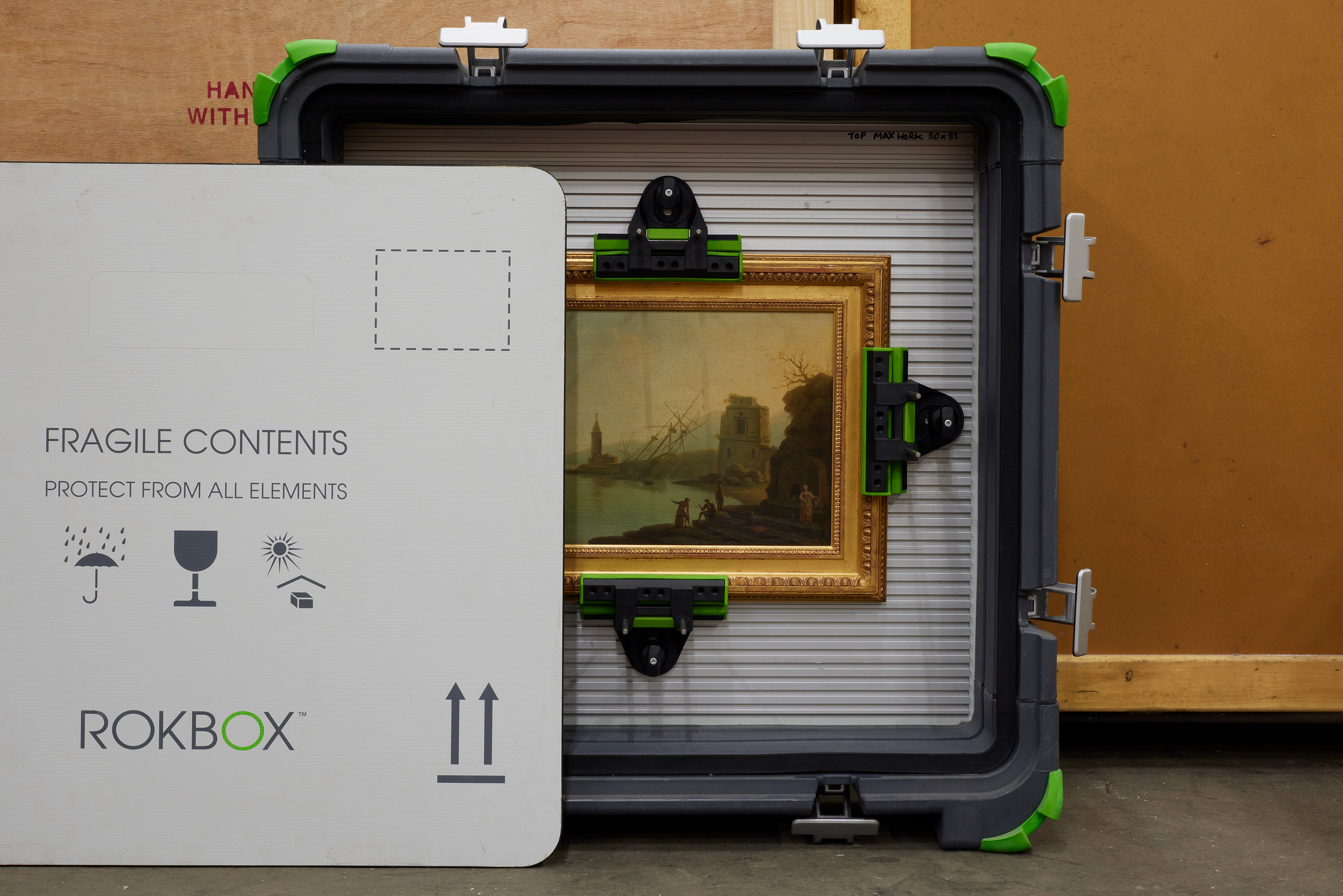 Reducing the environmental impact of transporting art: a ROKBOX reusable shipping crate