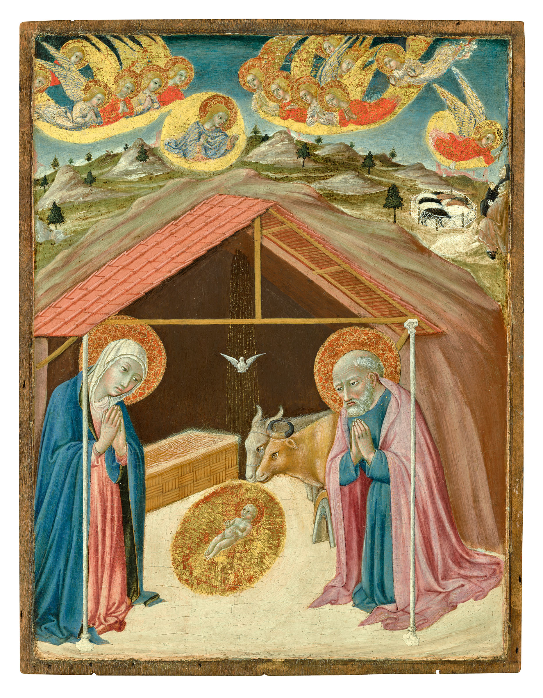 Sano di Pietro, Nativity, offered in Siena and the Renaissance: A Selling Exhibition, until 11 July 2025 at Christie's Online