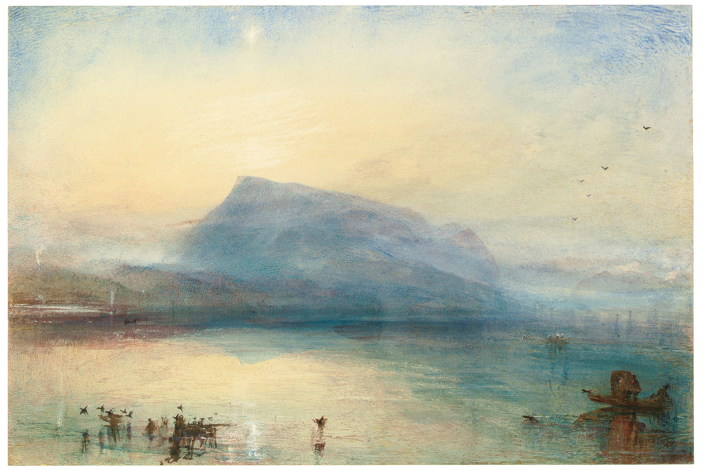 Joseph Mallord William Turner, The Blue Rigi: Lake of Lucerne, Sunrise, sold for £5,832,000 on 5 June 2006 at Christie's in London