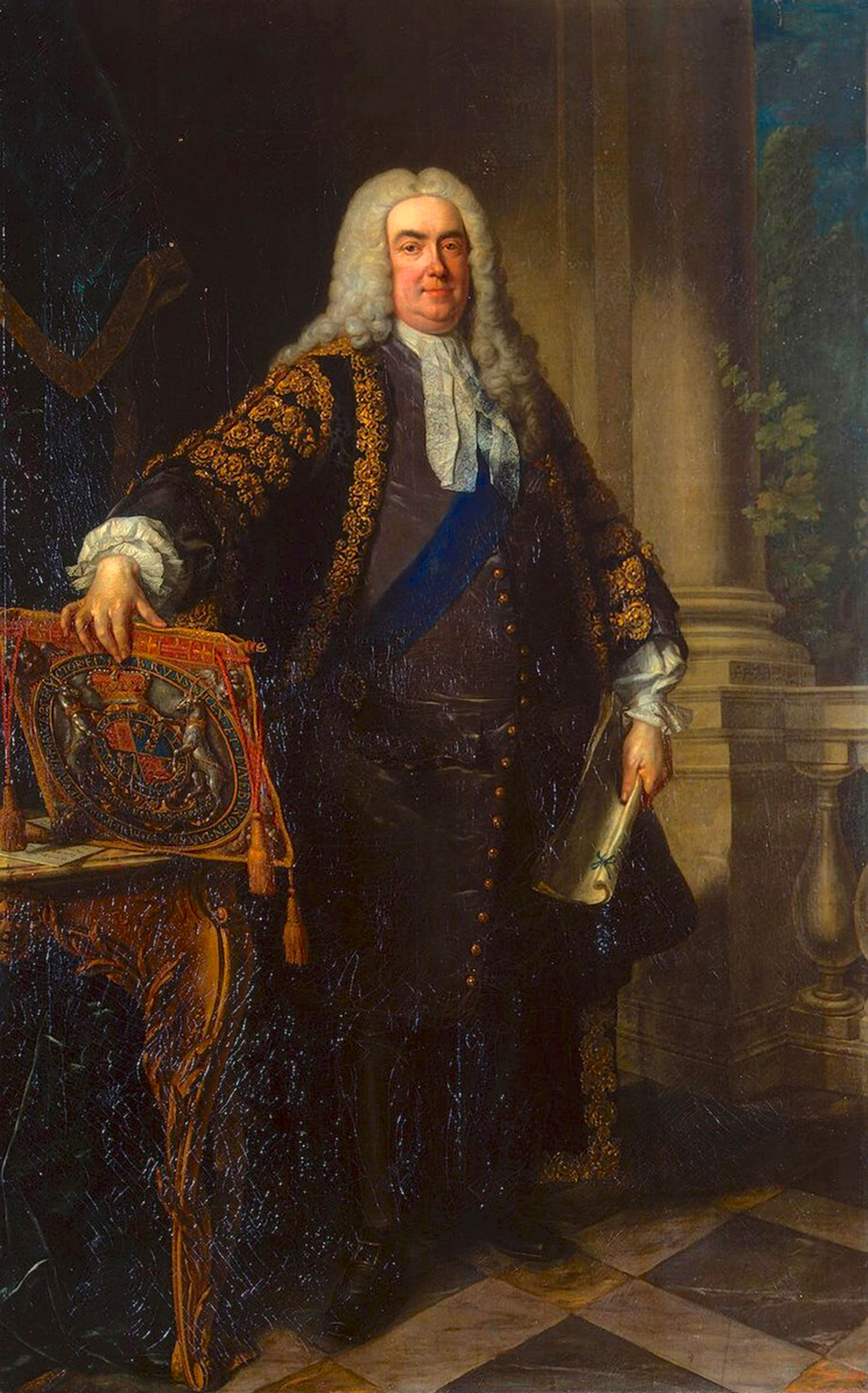 Jean Baptiste Van Loo, Portrait of Robert Walpole, 1st Earl of Orford, 1740, State Hermitage Museum, St Petersburg