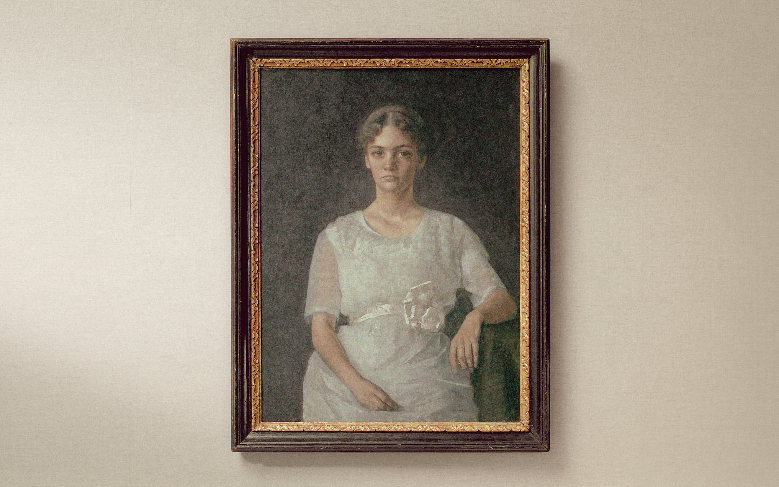 Vilhelm Hammershoi, Self-portrait, 1895, offered in the Old Masters Evening Sale on 1 July 2025 at Christie's in London