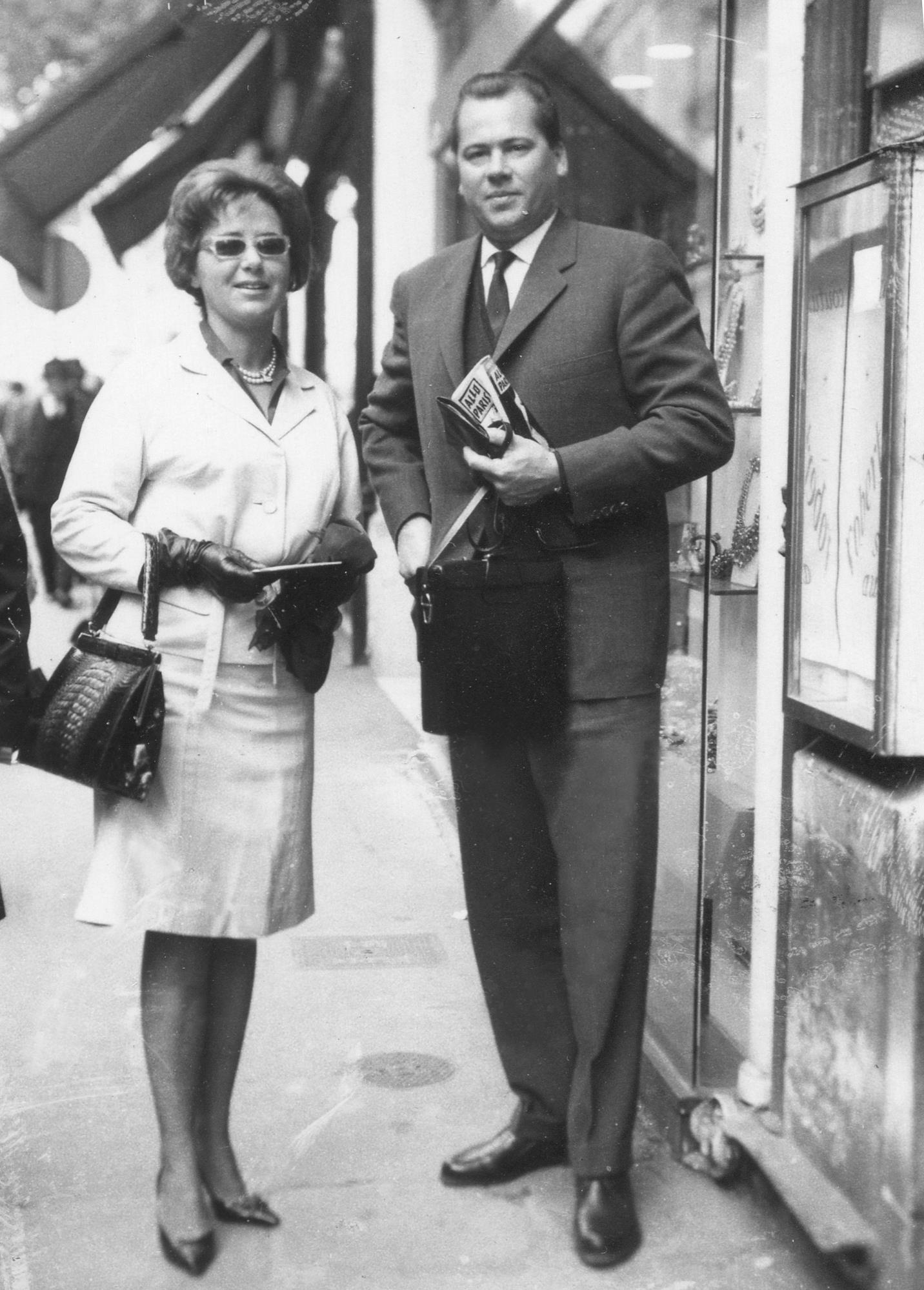 Hilde and Dieter Scharf in Paris, 1964